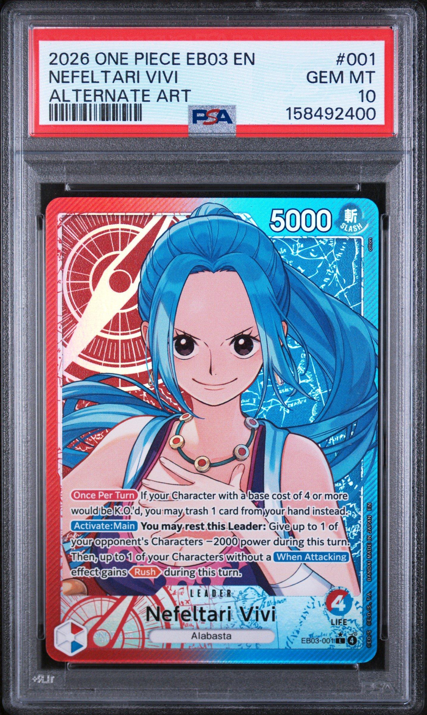 2026 One Piece Eb03-extra Booster -one Piece Heroines Edition- 001