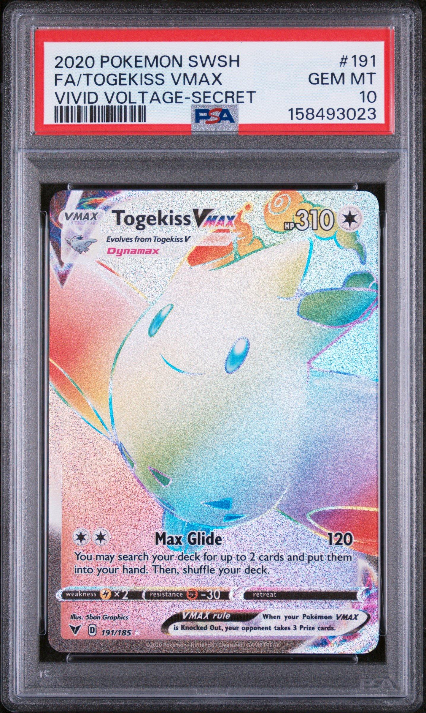 2020 Pokemon Sword & Shield Vivid Voltage 191 Full Art/togekiss