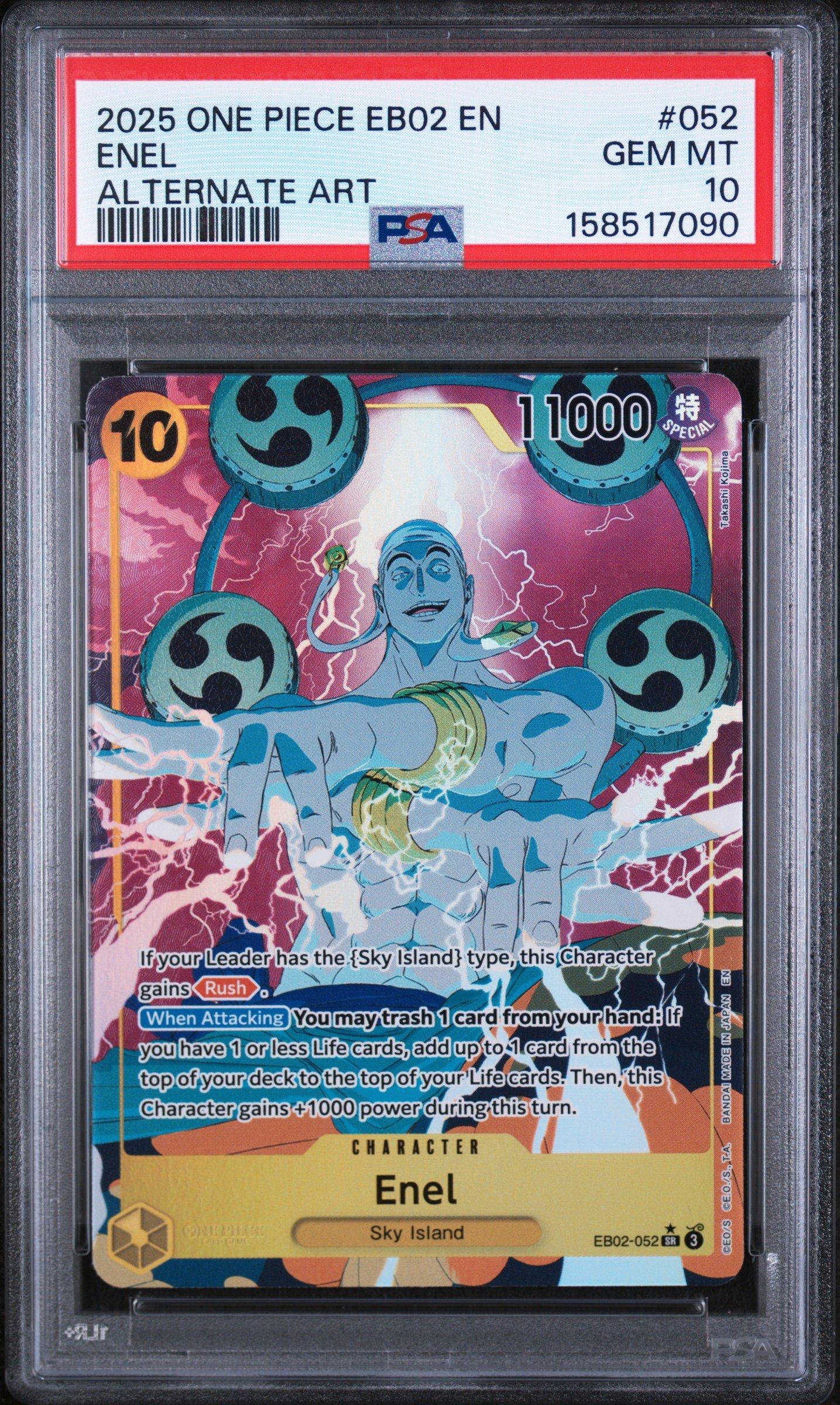 2025 One Piece Eb02-extra Booster -anime 25th Collection- 052 Enel