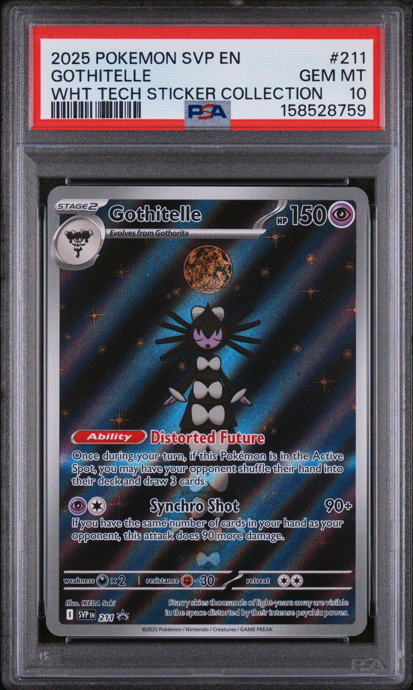 2025 Pokemon Svp En-sv Black Star Promo 211 Gothitelle White Flare