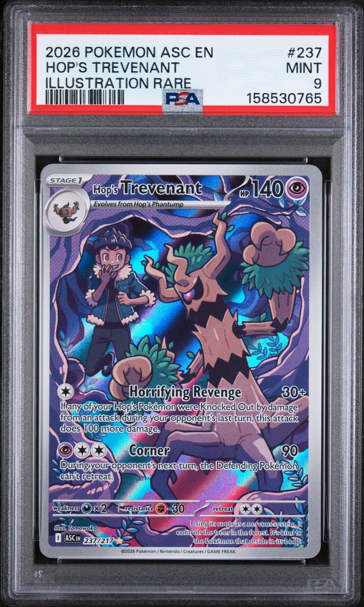 2026 Pokemon Asc En-ascended Heroes 237 Hop's Trevenant