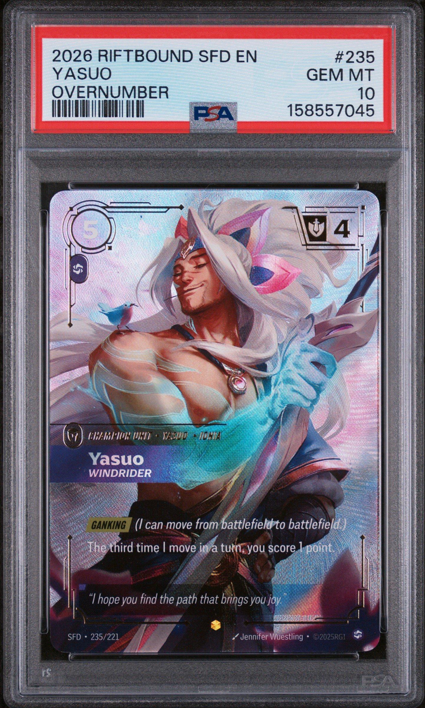 2026 Riftbound: League Of Legends Sfd-spiritforged 235 Yasuo