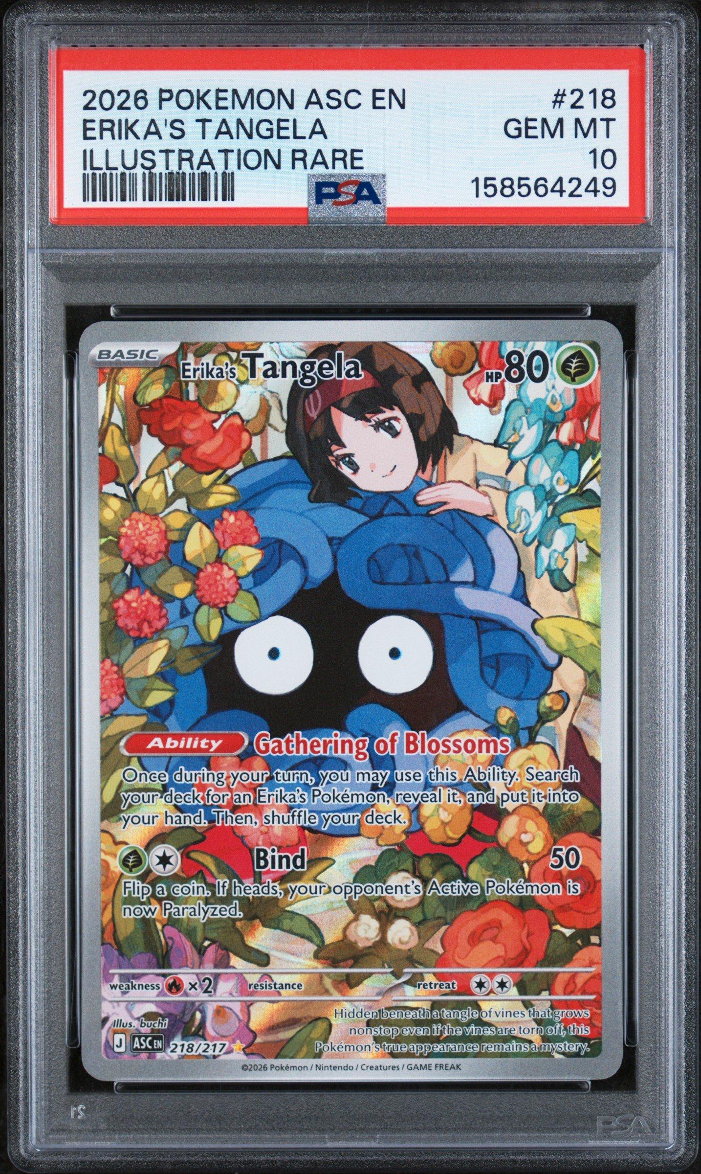 2026 Pokemon Asc En-ascended Heroes 218 Erika's Tangela