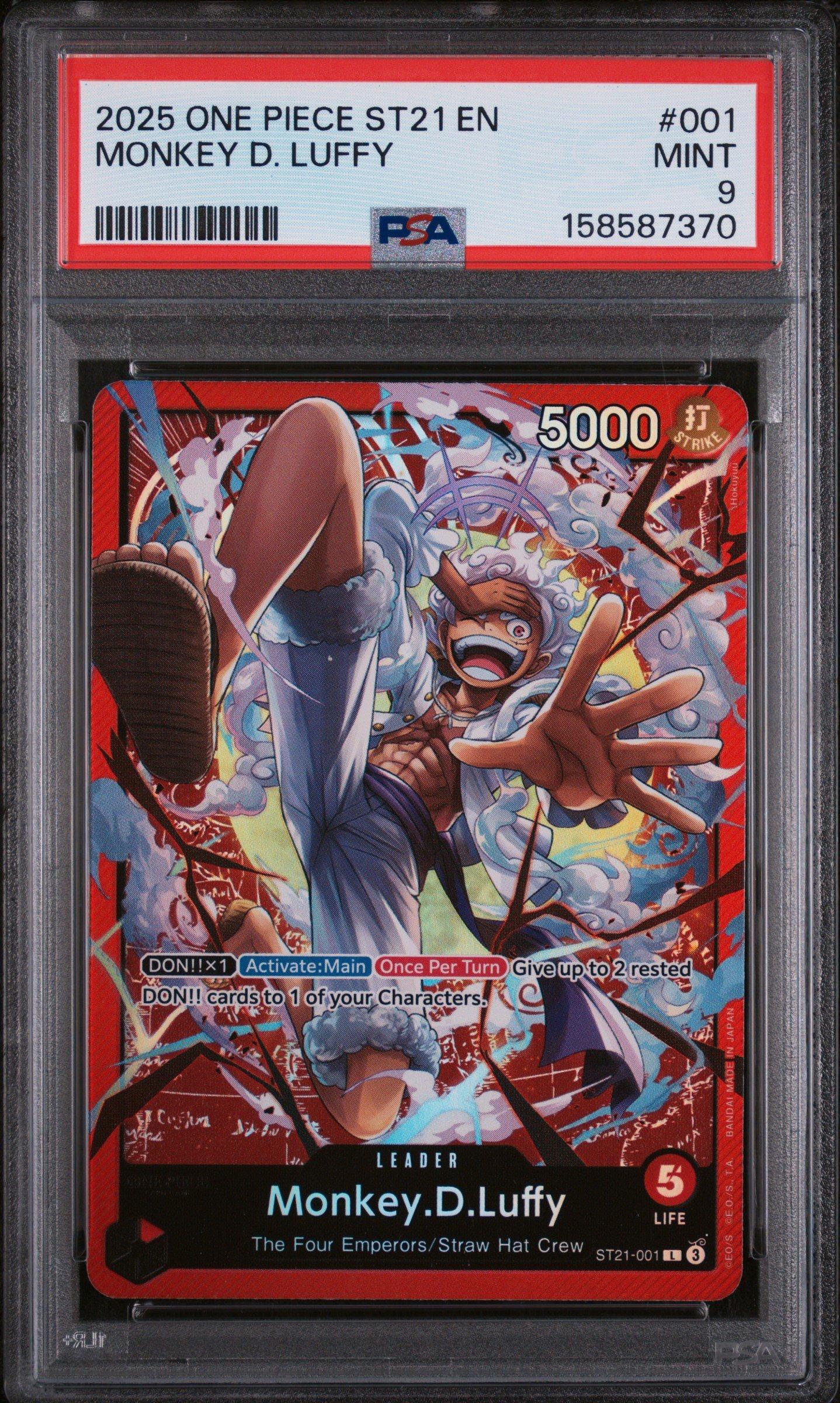 one piece card game st 21 OPCG Starter Deck EX -GEAR5- [ST-21] REVEALS: Hey Pirates! Check out the full art versions of the SR Character cards in this deck! Monkey.D.Luffy Roronoa Zoro Who's excited? The and special abilities specifically tailored to enhance your strategies and give you an advantage in the game One Piece Card Game ST21