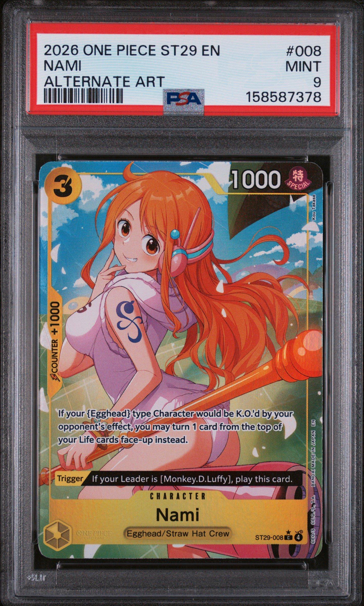 2026 One Piece Starter Deck St29-egghead 008 Nami Alternate Art