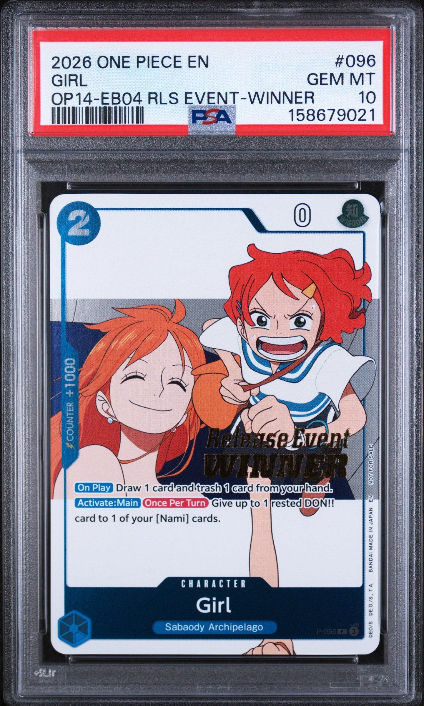 2026 One Piece Promos 096 Girl The Azure Sea's Seven Release Event