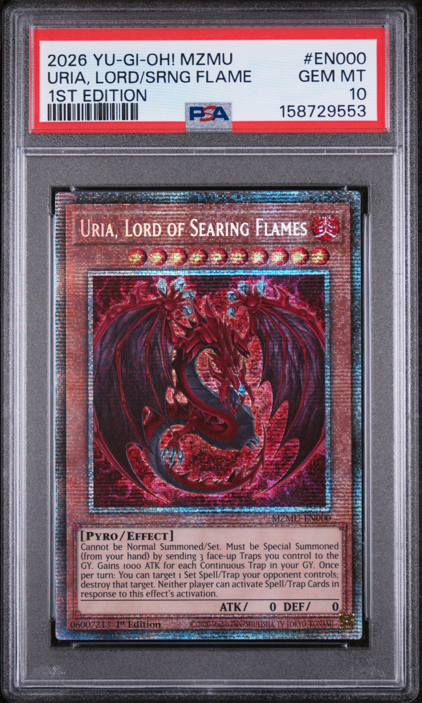 2026 Yu-gi-oh! Mzmu-maze Of Muertos En000 Uria, Lord Of Searing