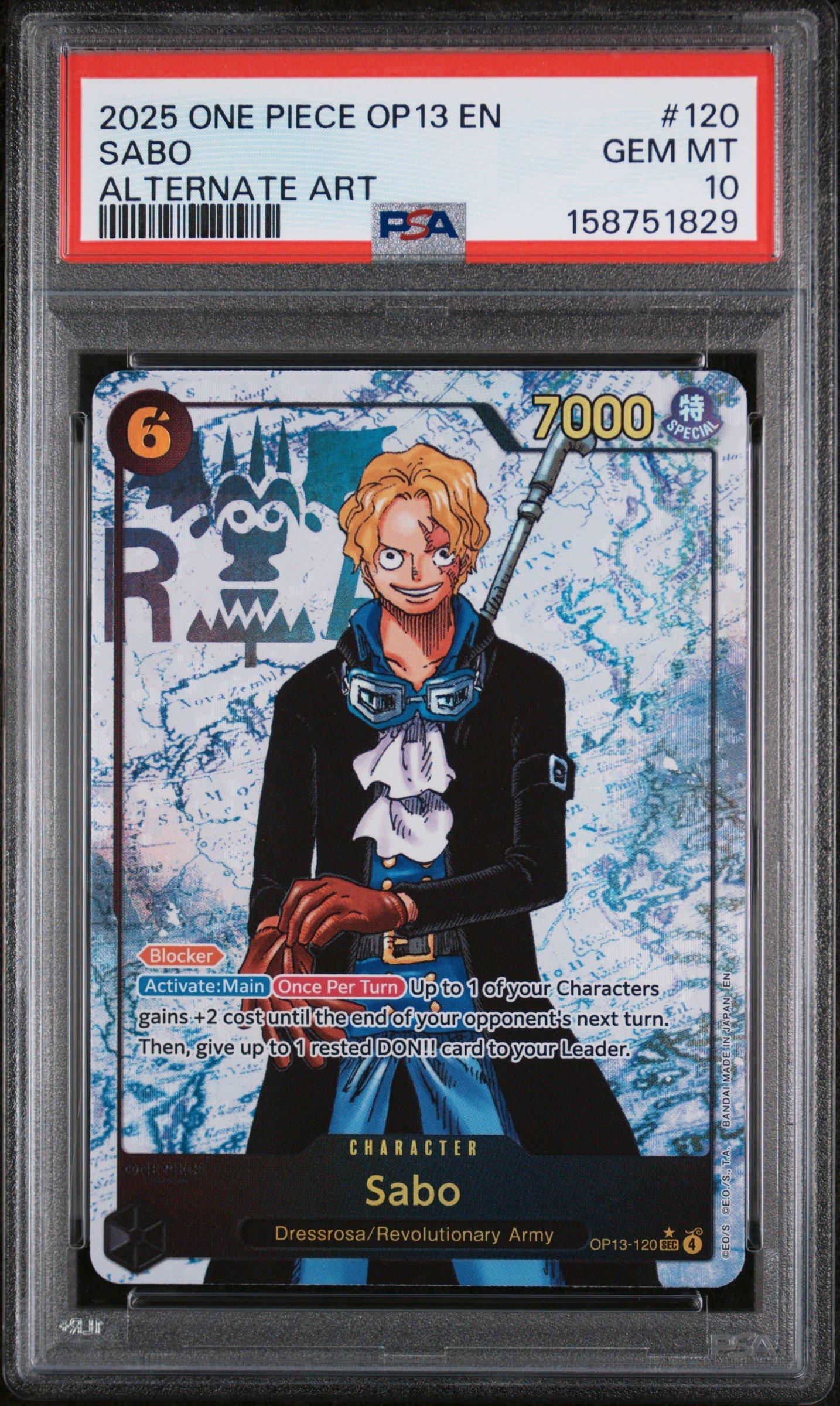 2025 One Piece Op11-a Fist Of Divine Speed 080 Gear Two Alternate