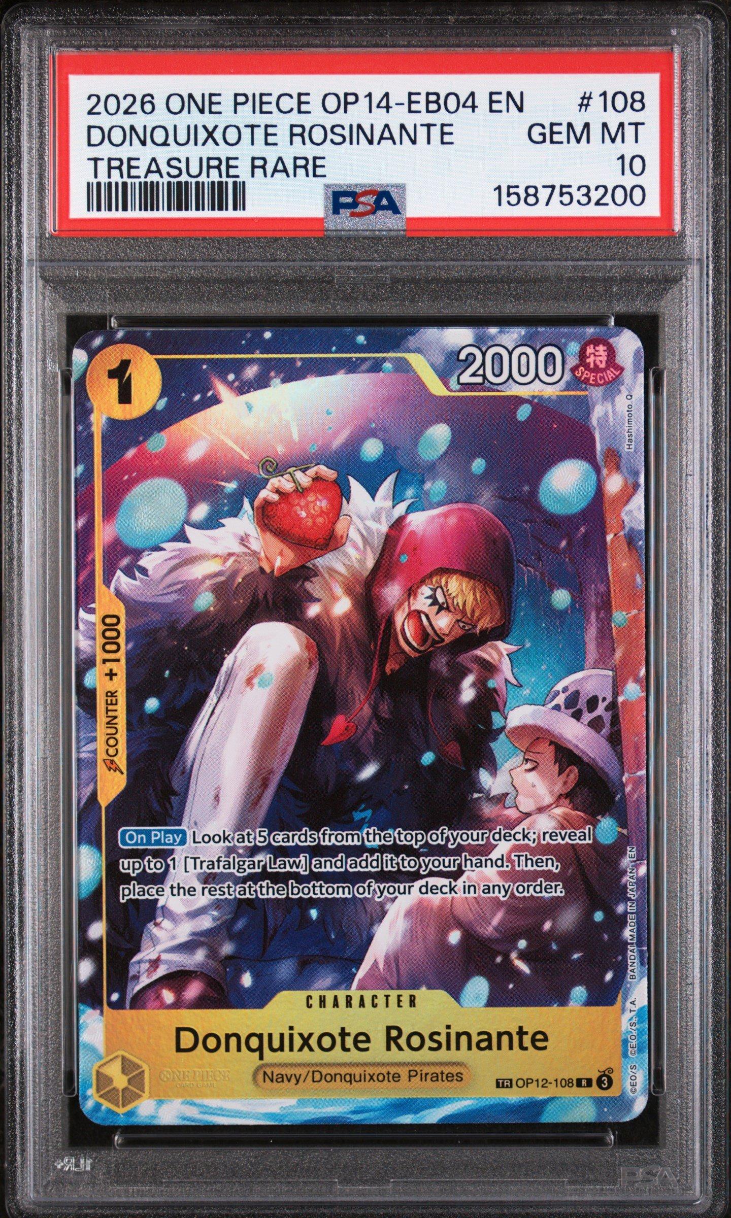 one piece card game donquixote rosinante BANDAI Royal Blood OP-10 SR P  GLIT Japanese Hobby Shop Each assortment pack includes four unique and stunning designs featuring iconic characters and scenes from the beloved One Piece anime and manga series OP05 Donquixote Rosinante Custom Leader