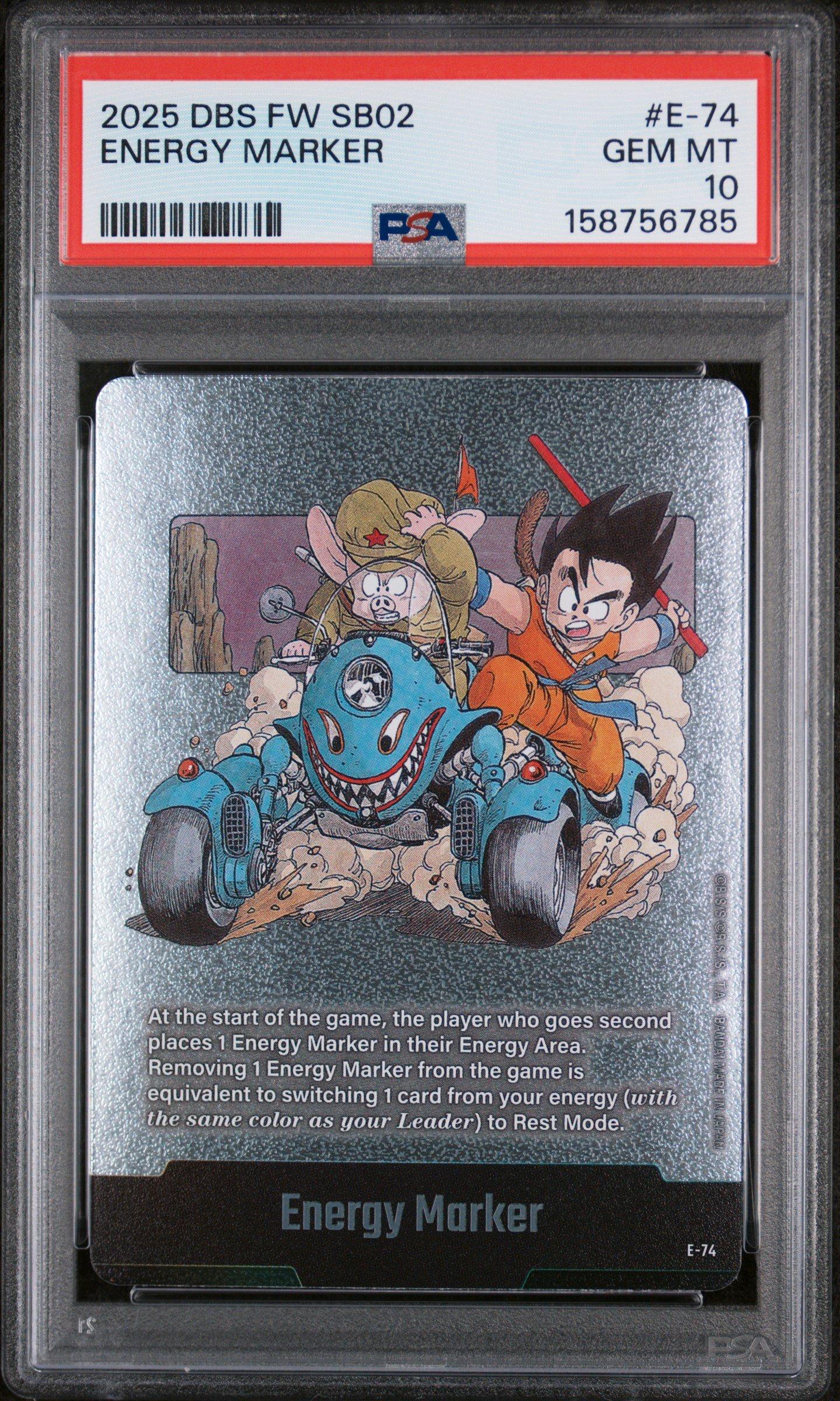 エナジーマーカー E-74 Dragon Ball Manga Booster 2025 Dragon Ball Super Card Game Fusion World Manga Booster 02 E