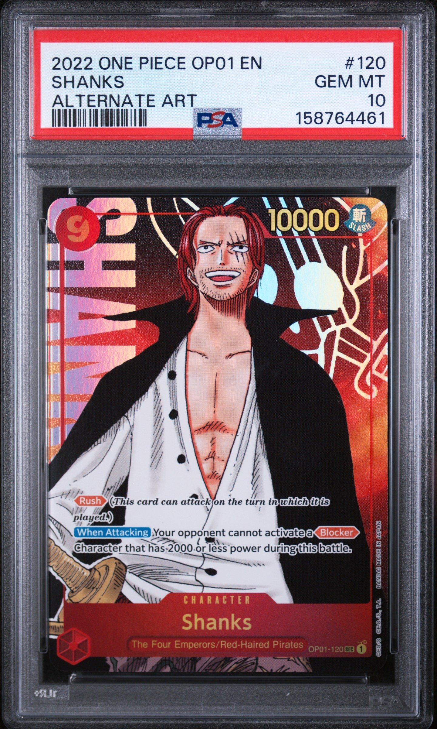 PSA10】 SHANKS SPECIAL ALTERNATE ART Shanks [SP Alternate Art