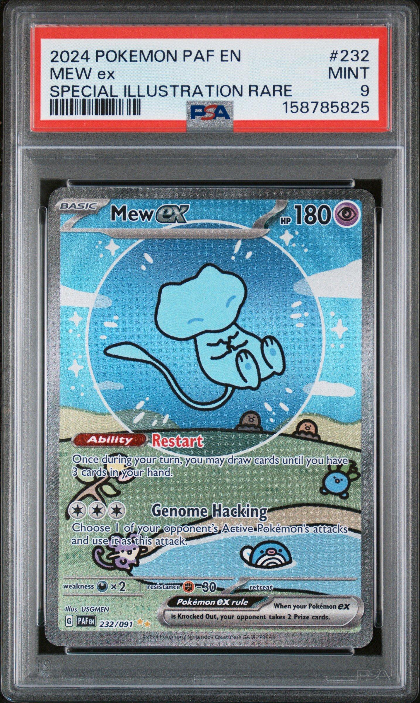 PSAグレーディング ポケモンカード 2024 Pokemon Paf En-paldean Fates 232 Mew Ex Special Illustration