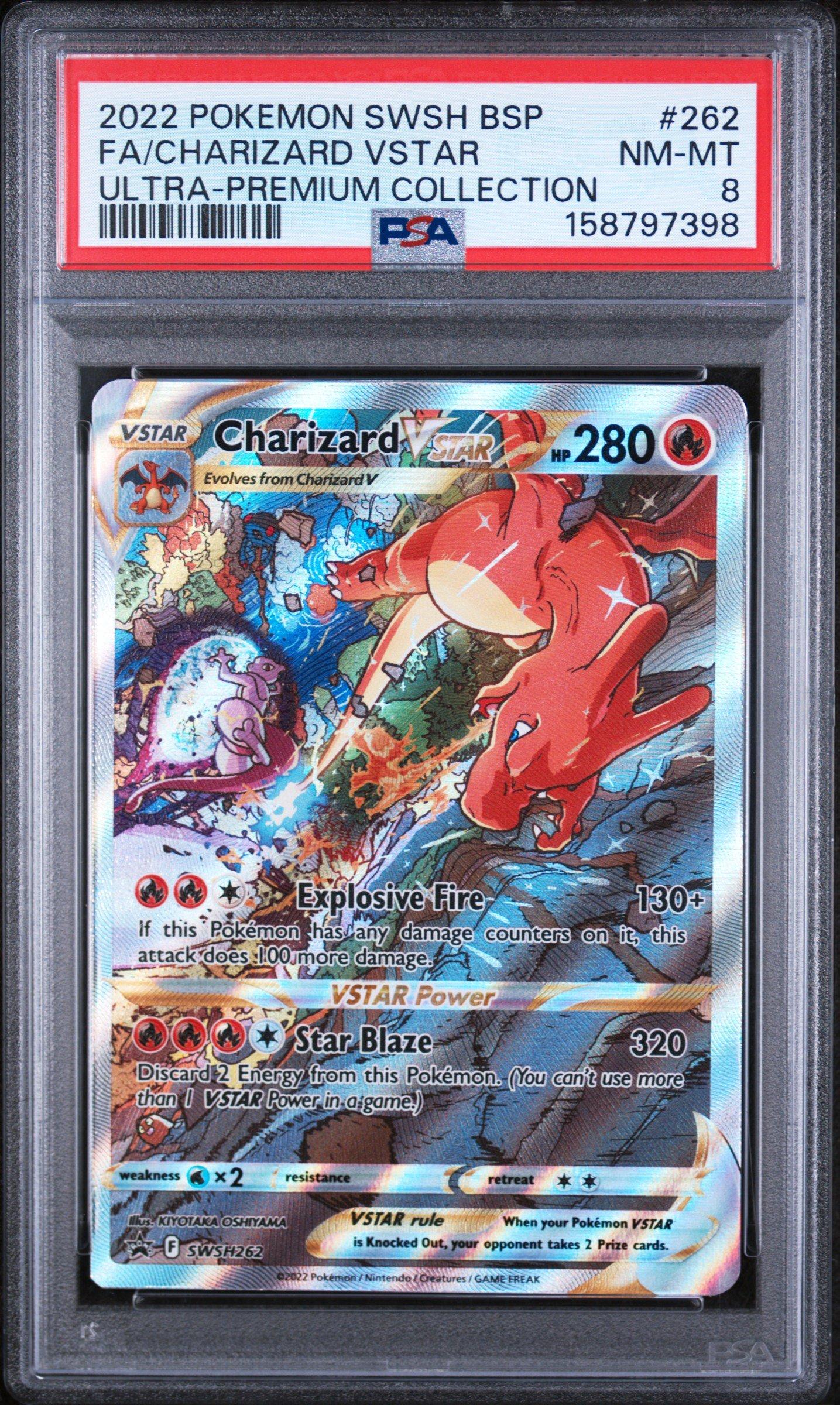2022 Pokemon Swsh Black Star Promo 262 Full Art/charizard Vstar