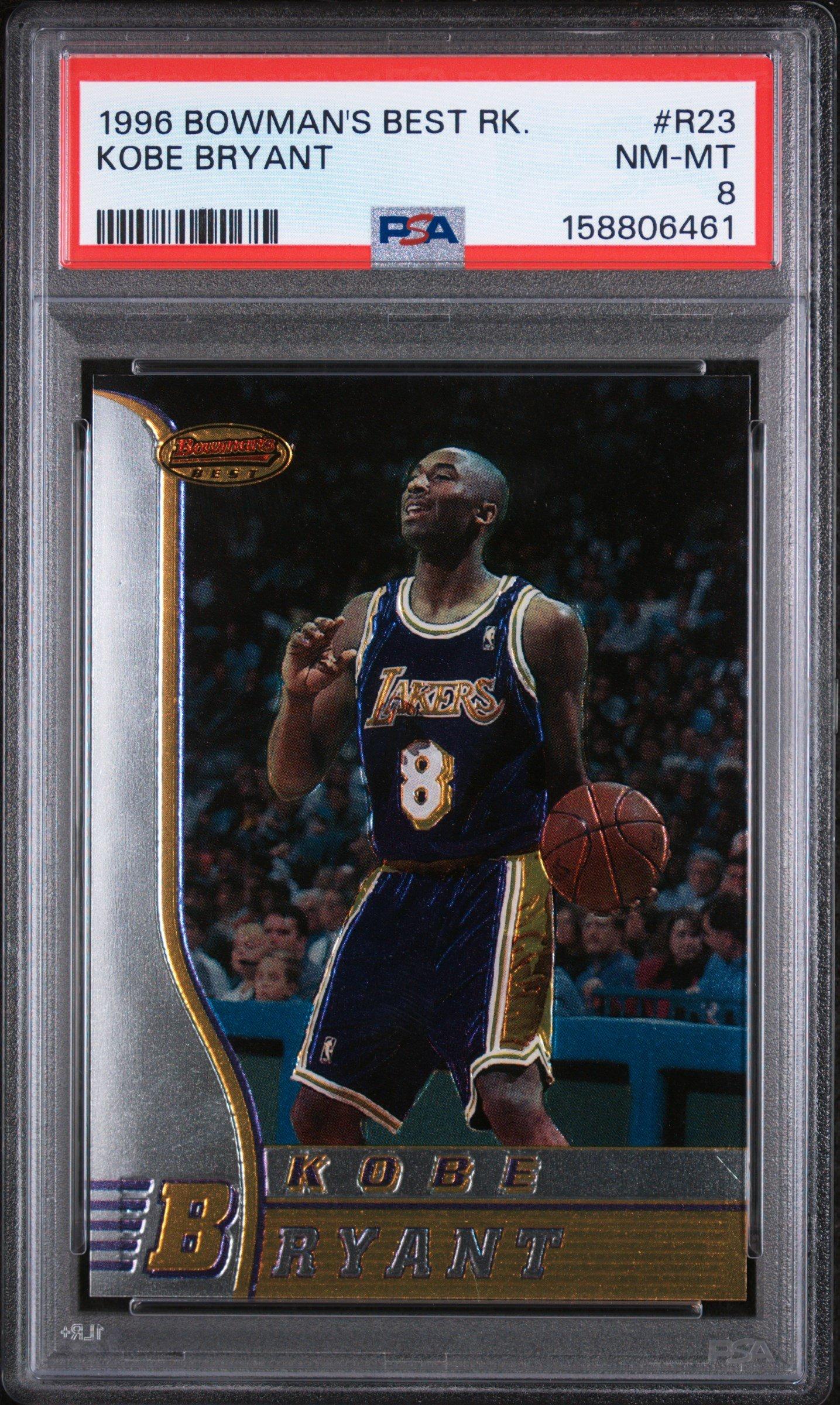 1996 Bowman's Best Rookie R23 Kobe Bryant PSA 8 Graded Card | GameStop