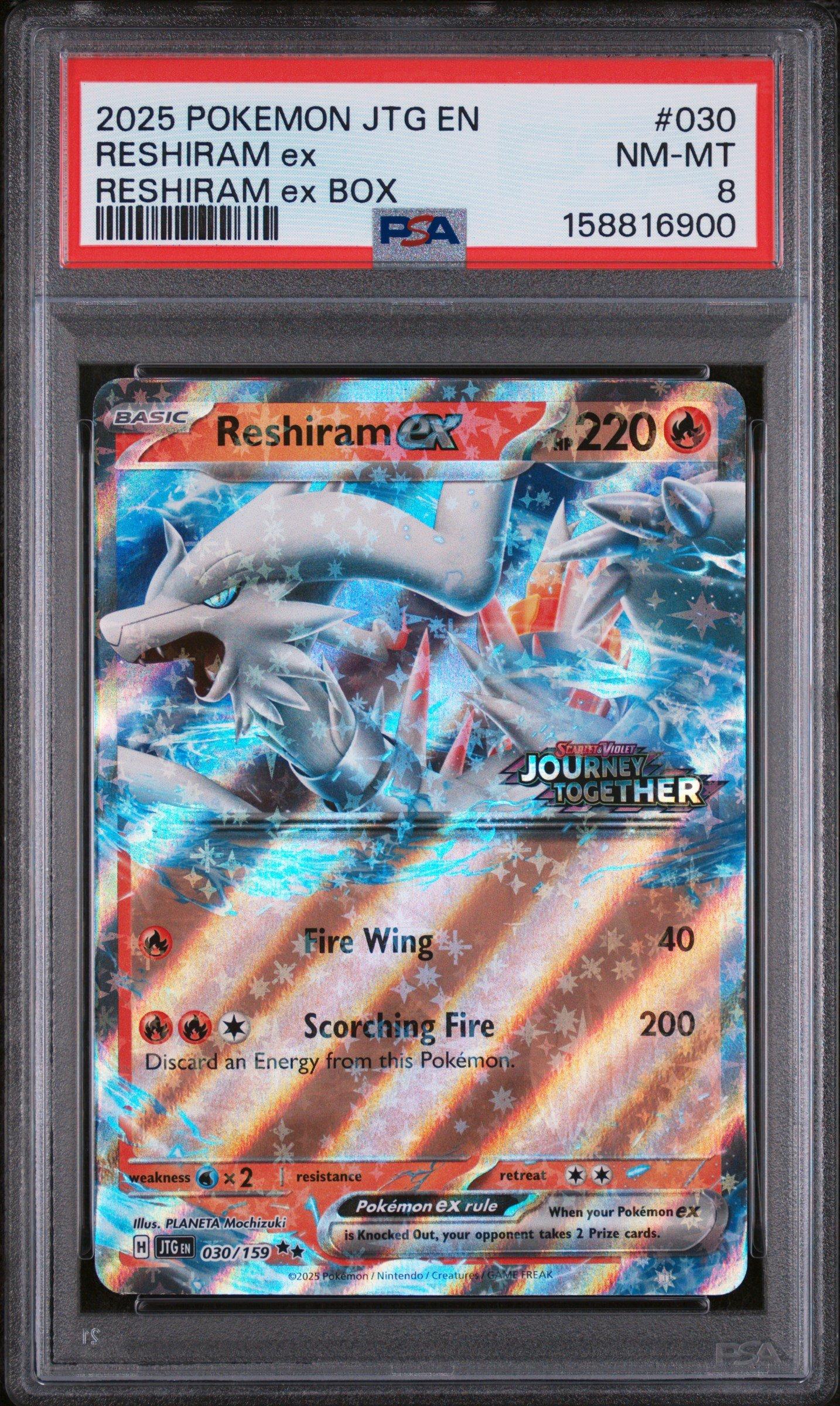 taxa card tahograf rar 2025 Pokemon JTG-EN - N's Reshiram #167 STAMPED Promo Tetairoa McMillan 2025 Topps Chrome