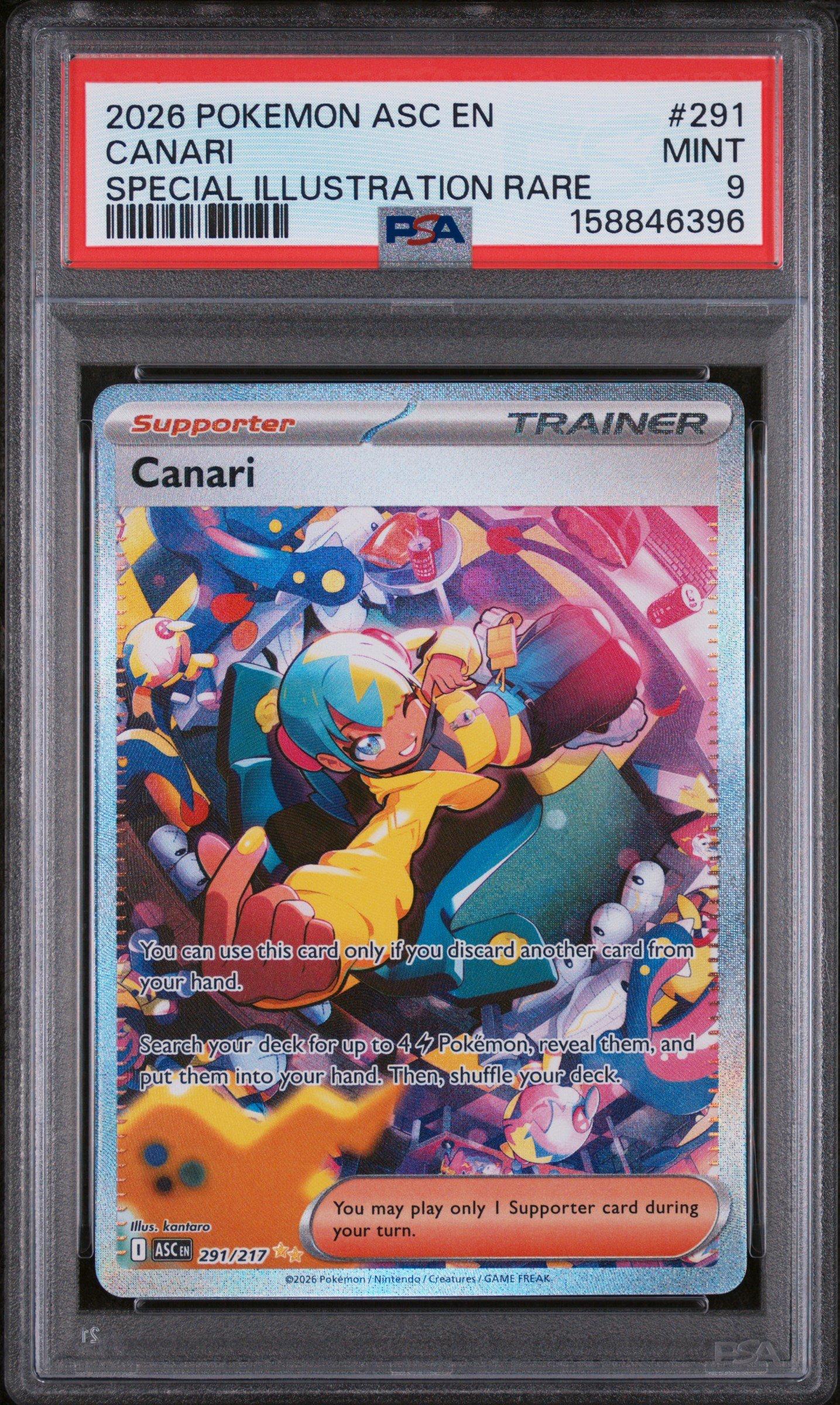 2026 Pokemon Asc En-ascended Heroes 291 Canari Special