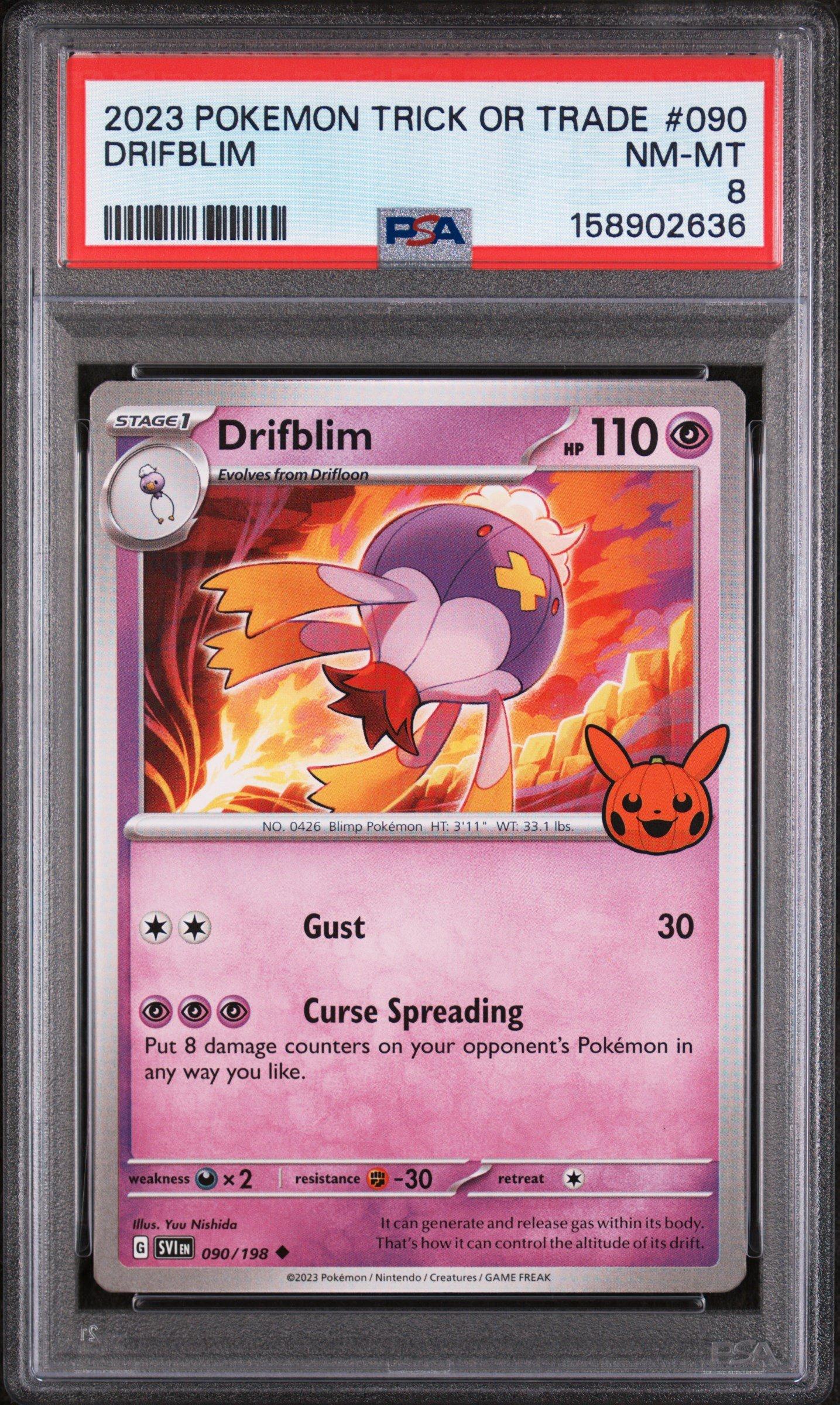 drifblim pokemon card 35/101 Card Number / Rarity Drifblim - Paldean Fates -