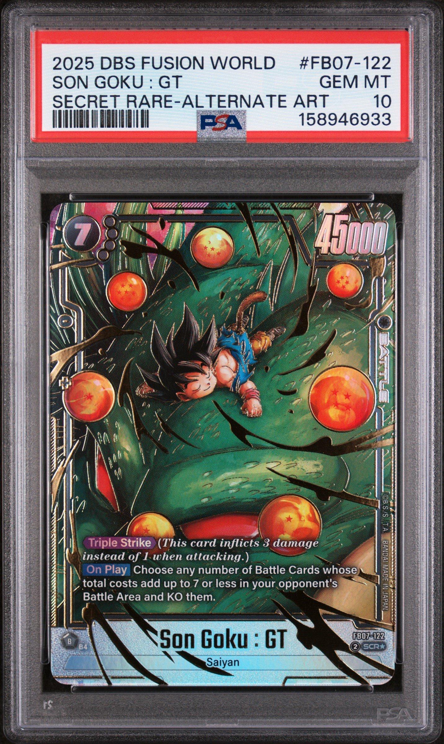 孫悟空 GT SECRET RARE-SUPER ALT ART 2025 Dragon Ball Super Card Game Fusion World Wish For Shenron