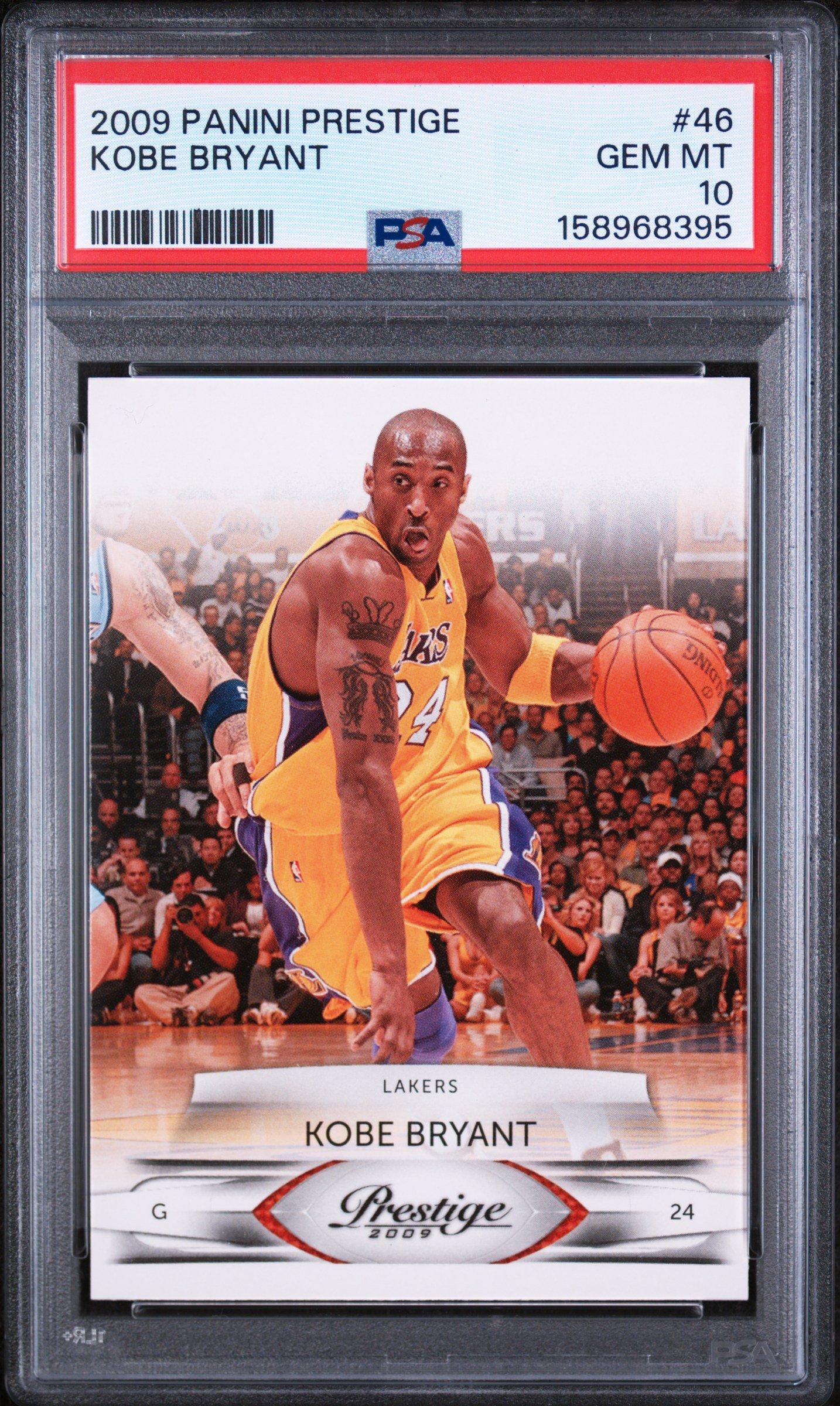 2009 Panini Prestige 46 Kobe Bryant PSA 10 Graded Card | GameStop
