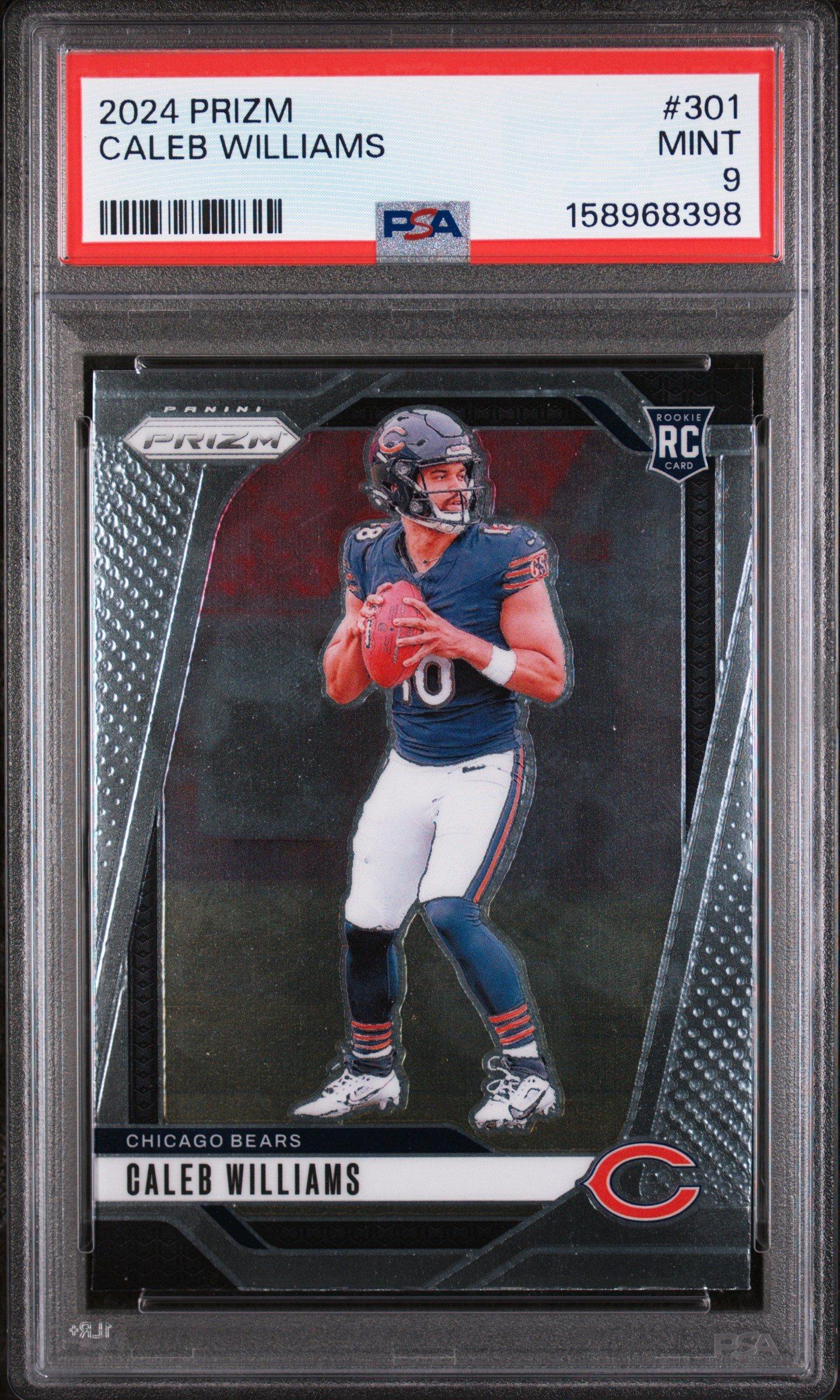 PSA AU 2024 Will Poulter 1/1 直筆サインカード 2024 Panini Prizm 301 Caleb Williams PSA 9 Graded Card | GameStop