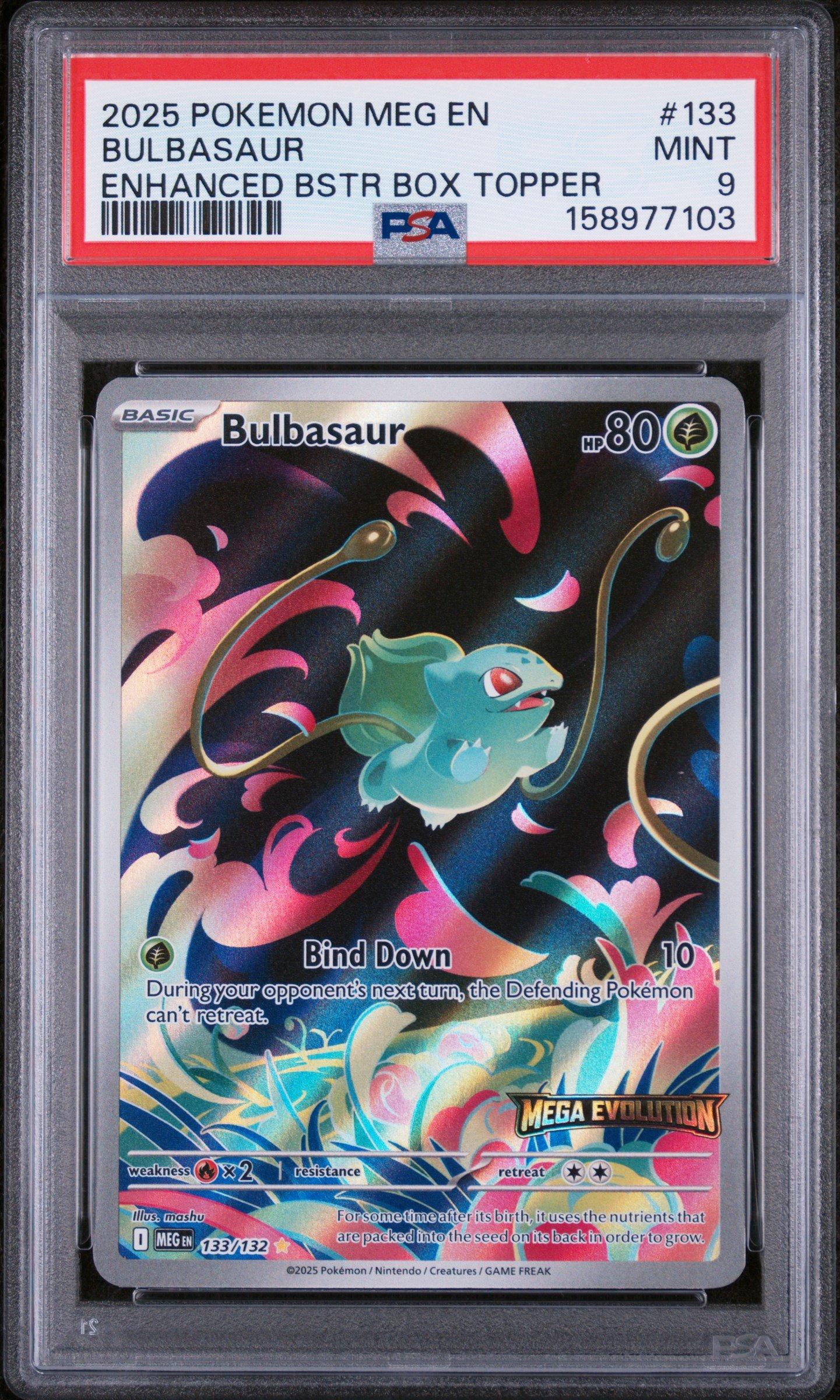 mega evolution booster box bulbasaur Pokmon TCG: Enhanced Display (36 Packs & 1 Promo Card) proof acrylic case and featuring a striking image of the captivating character mega evolutions booster box topper