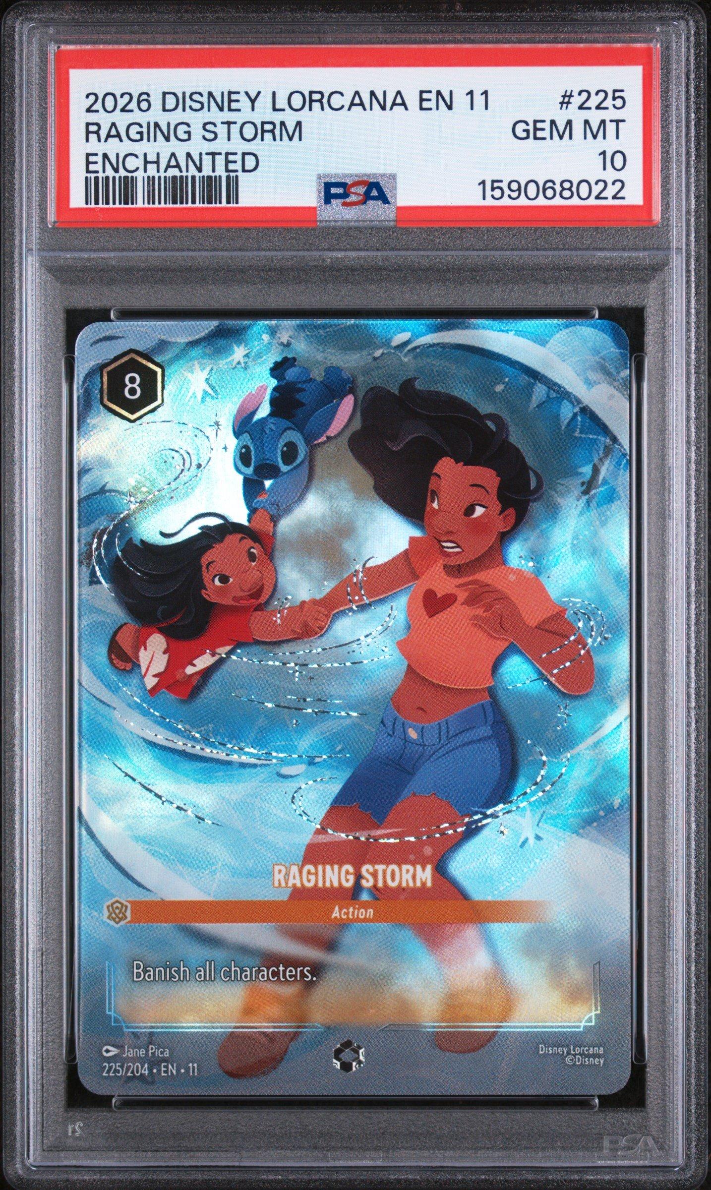 ベル　エンチャンテッド 2026 Disney Lorcana En 11-winterspell 225 Raging Storm Enchanted