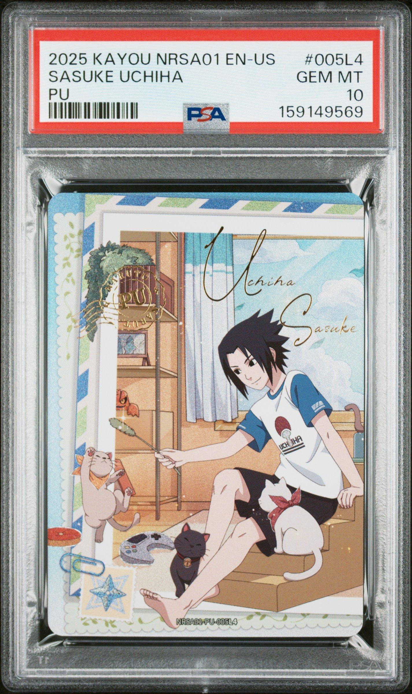 【 希少】2025 NARUTO ナルト サスケ PSA10 2025 Kayou Naruto Smriti Collectible Card Nrsa01-heaven Scroll