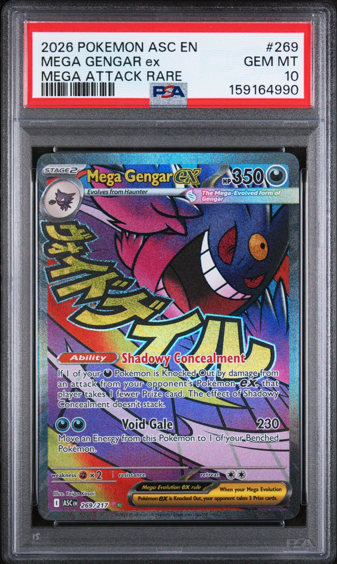 graded gengar pokemon card Buy Gengar VMAX #271/264 Fusion Strike Secret Rare CGC Pristine 10 (Old  Label) Pokmon Card Online