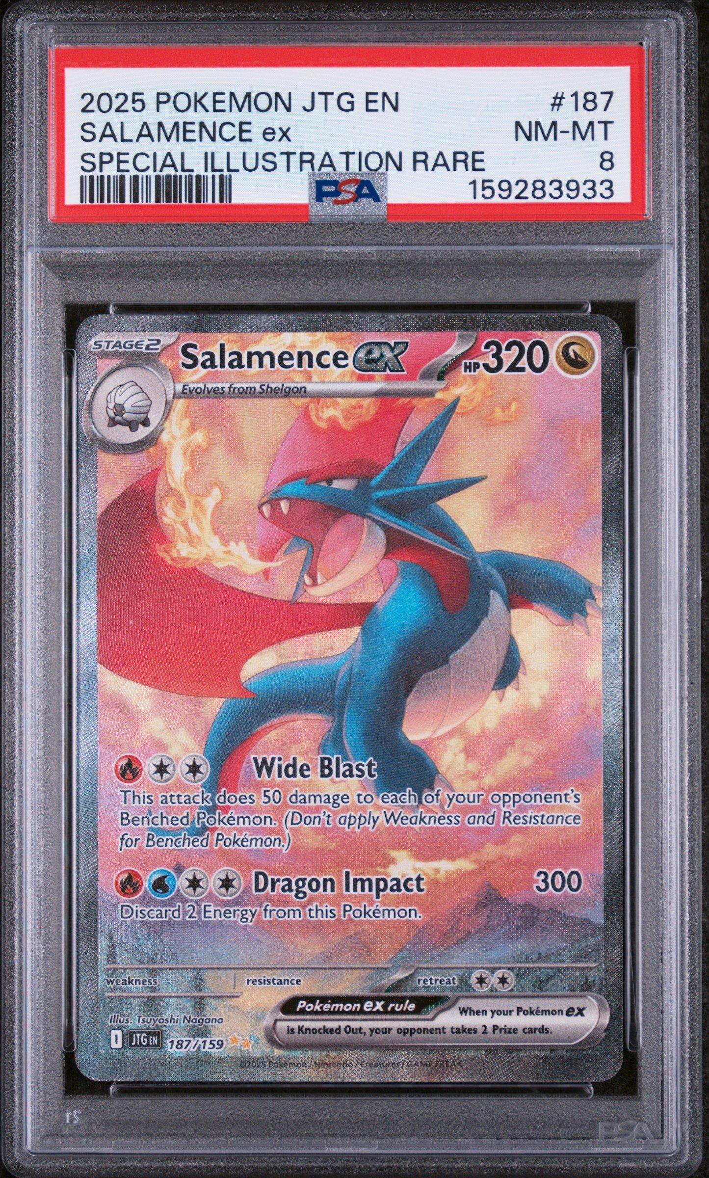salamence ex pokemon card SAR  BanzaiHobby your turn ends 2025 Pokemon Jtg En-journey Together