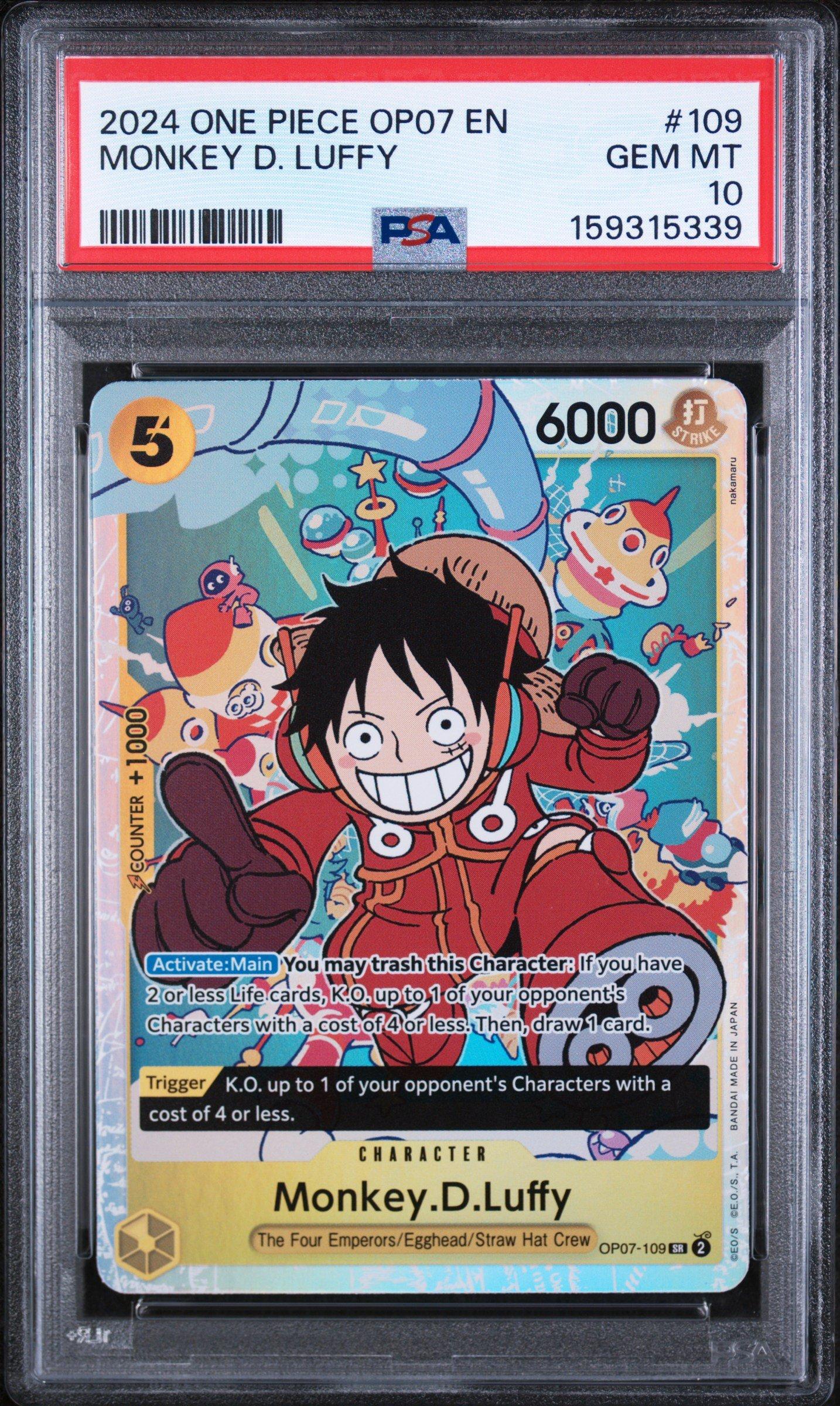 2024 One Piece Op07-500 Years In The Future 109 Monkey D. Luffy
