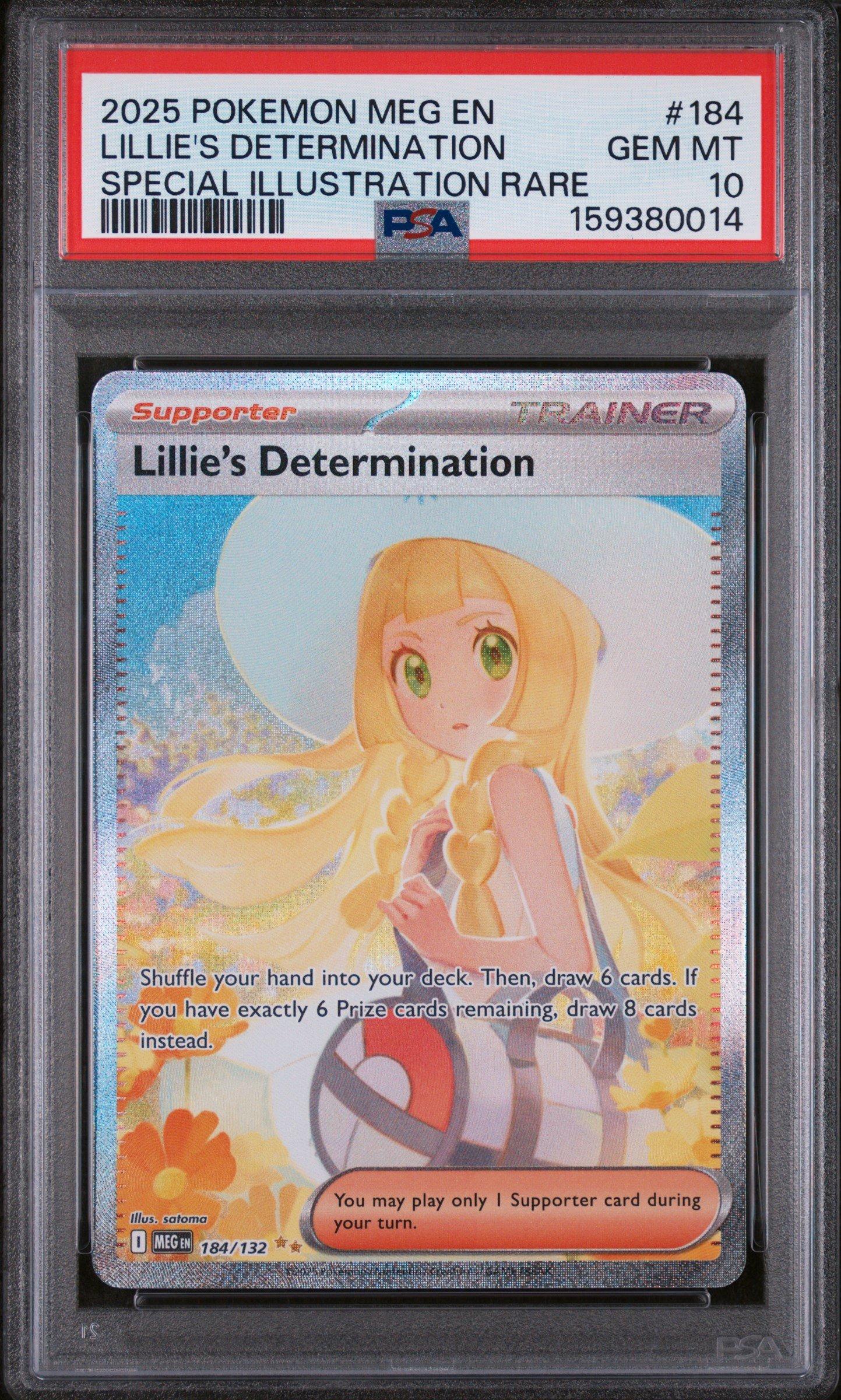 2025 Pokemon Meg En-mega Evolution 184 Lillie's Determination