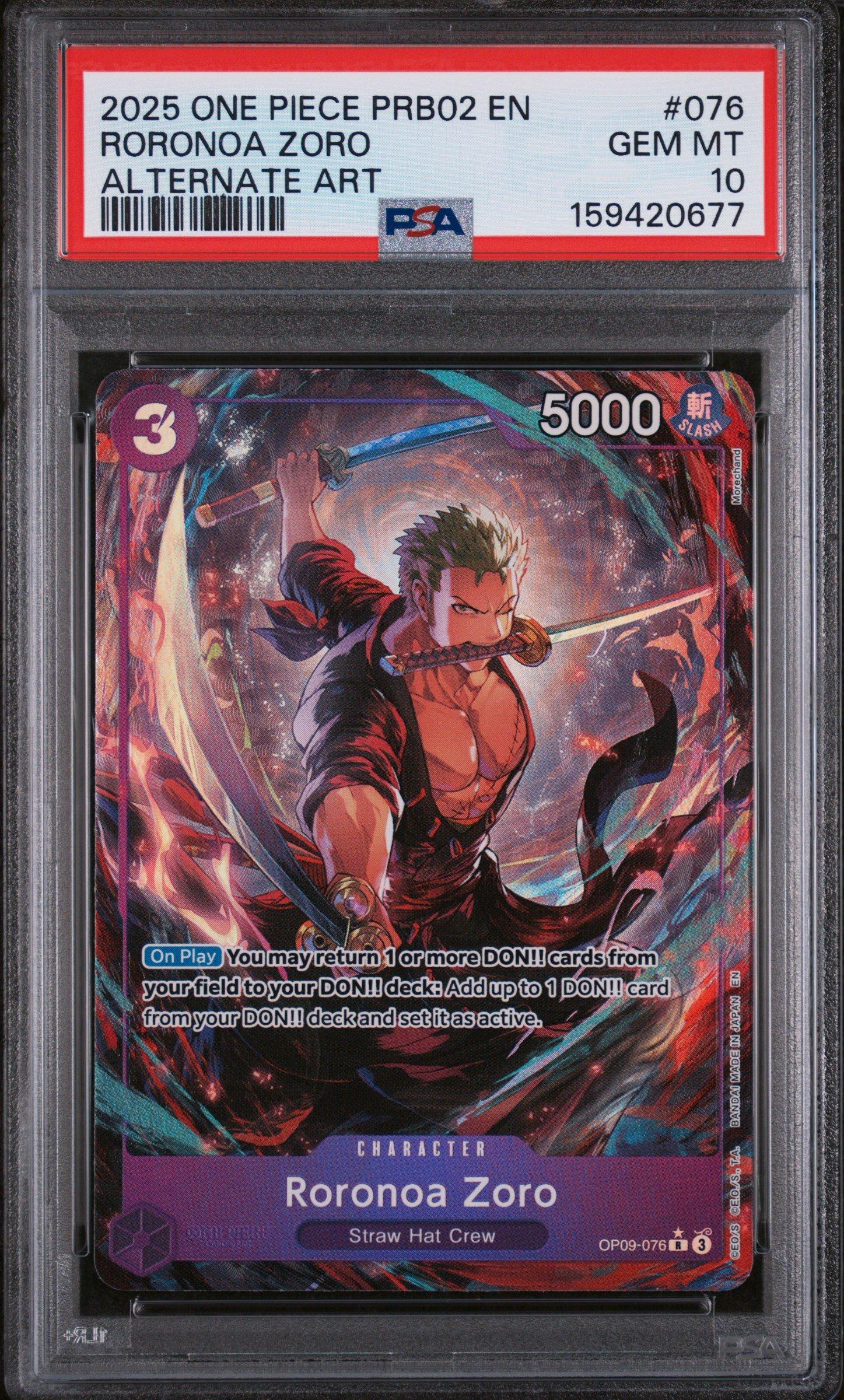 2025 One Piece Prb02-premium Booster -one Piece Card The Best- Vol