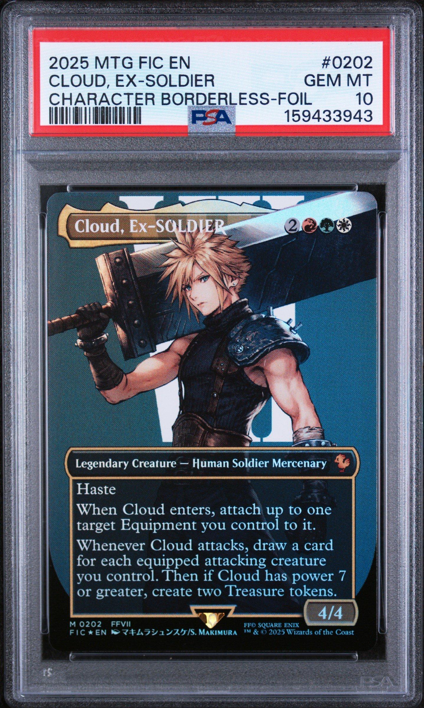 2025 Magic The Gathering Final Fantasy Commander 0202 Cloud, Ex