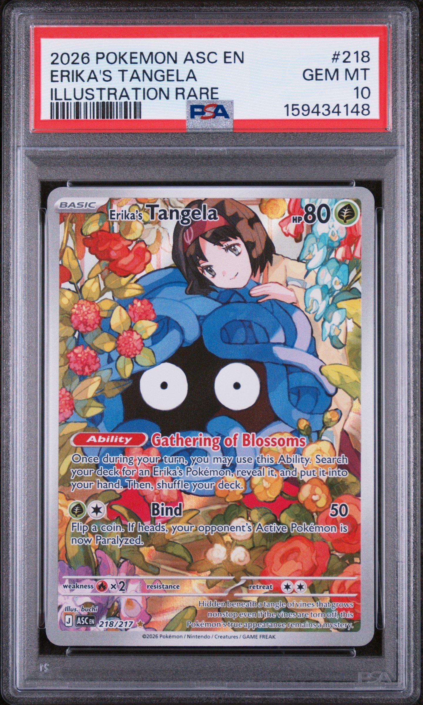 2026 Pokemon Asc En-ascended Heroes 218 Erika's Tangela