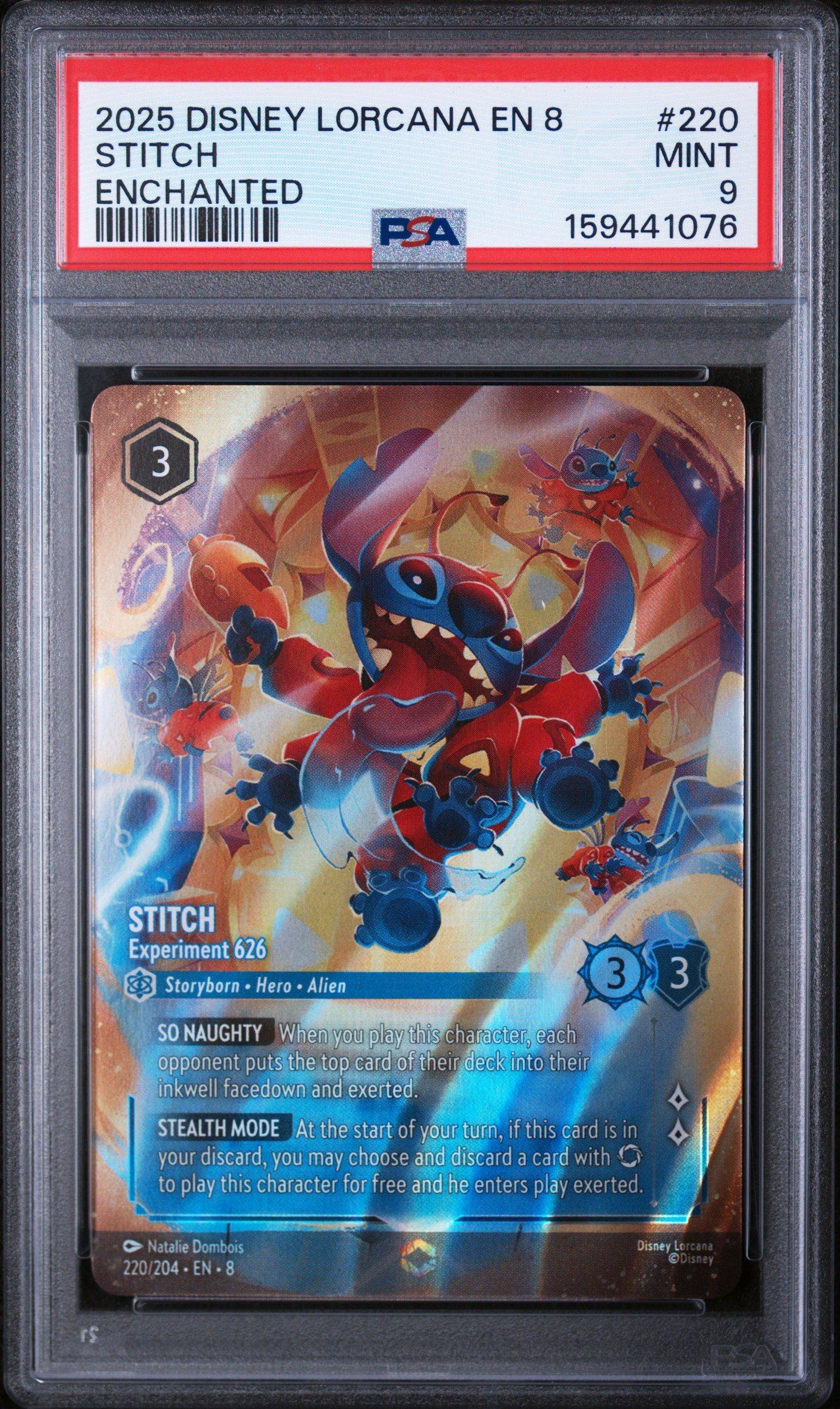 stitch lorcana card Disney Lorcana Trading Card Game Azurite Sea Common Foil Stitch