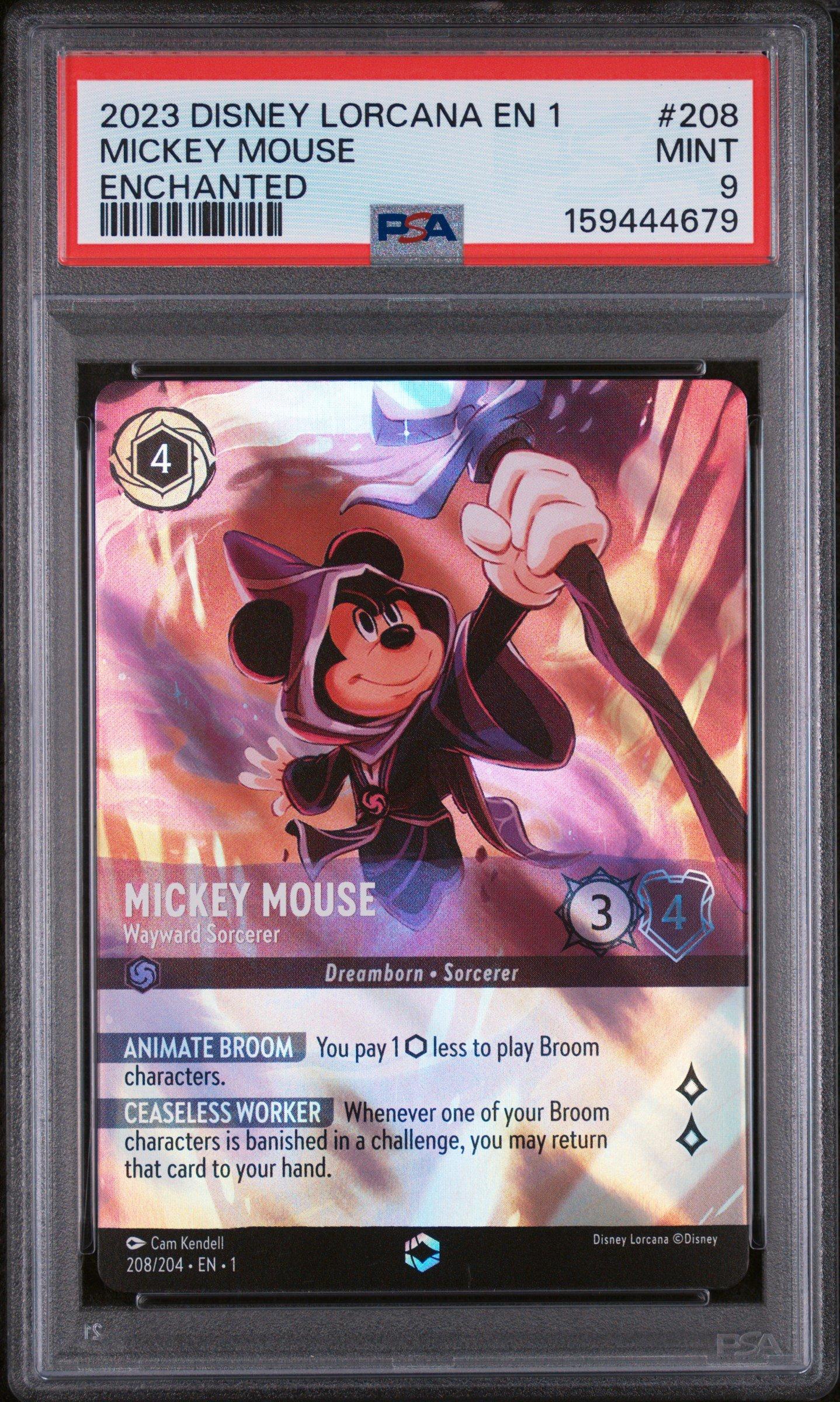 lorcana mickey cards mouse brave little tailor card Striking Gold: CGC Grades Gold Mickey Mouse Tournament Promo a Pristine 10 Evasive (Only characters with Evasive can challenge this character.) 2023 Disney Lorcana Mickey Mouse