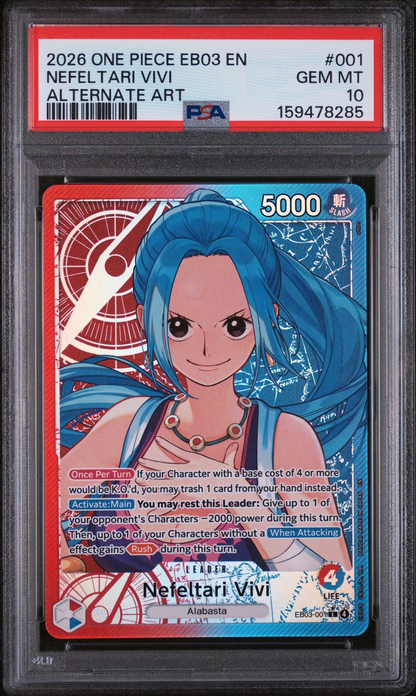 2026 One Piece Eb03-extra Booster -one Piece Heroines Edition- 001