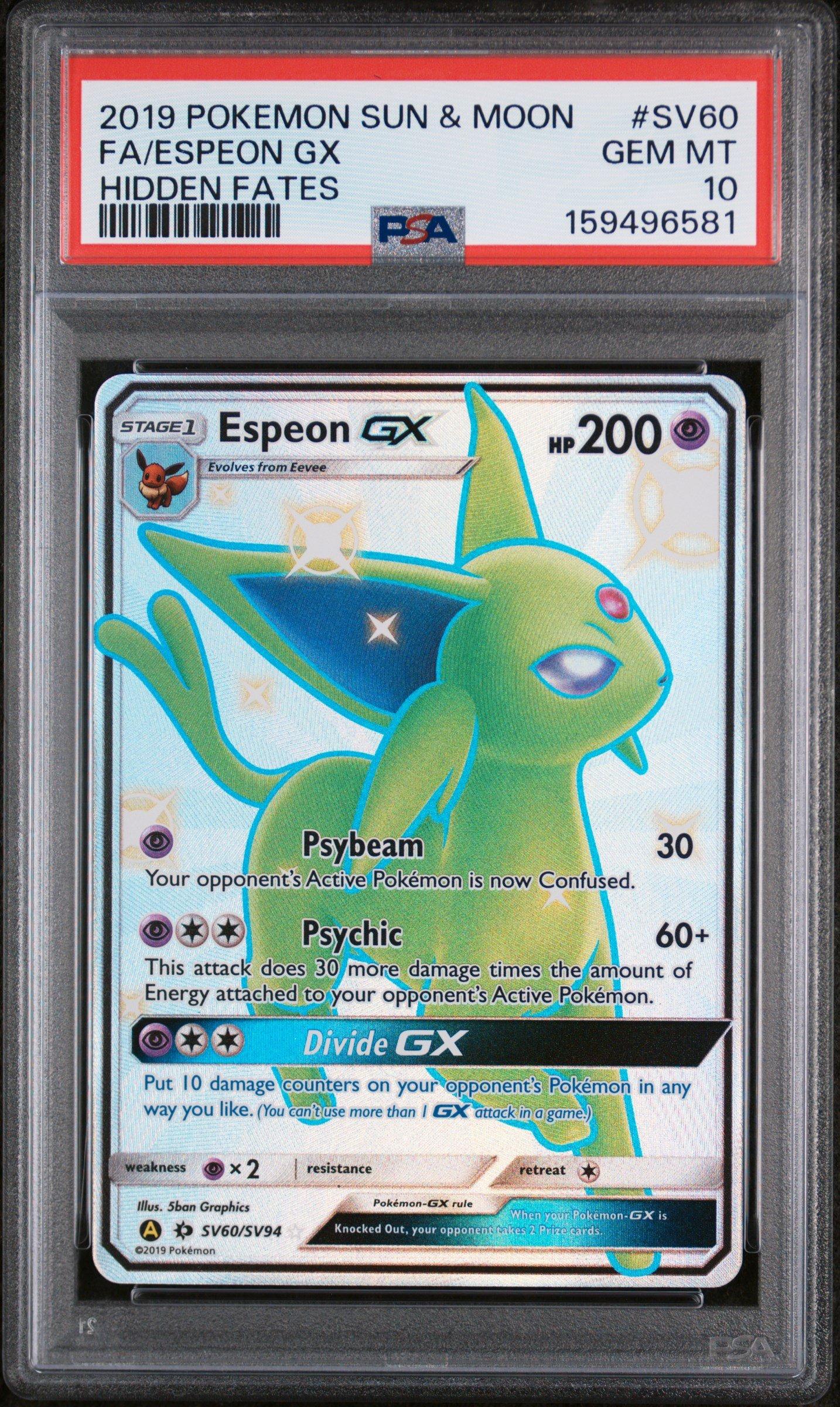 shiny espeon pokemon card EX -Single The item may be similar but not exactly the same as the image (e.g 2019 Pokemon Sun & Moon