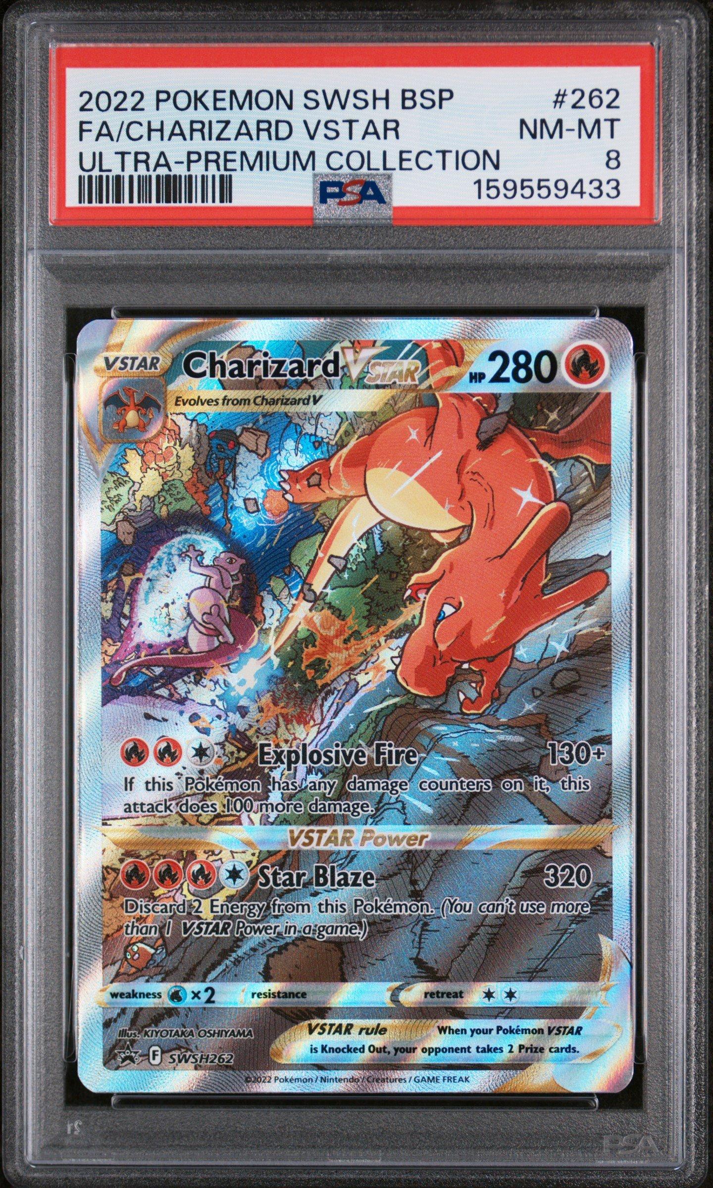 2022 Pokemon Swsh Black Star Promo 262 Full Art/charizard Vstar