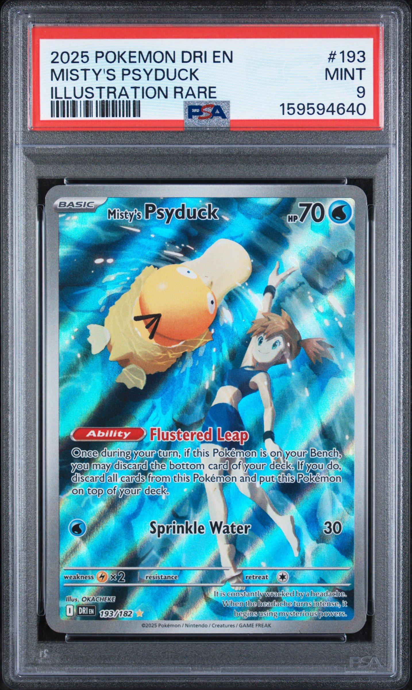2025 Pokemon Dri En-destined Rivals 193 Misty's Psyduck