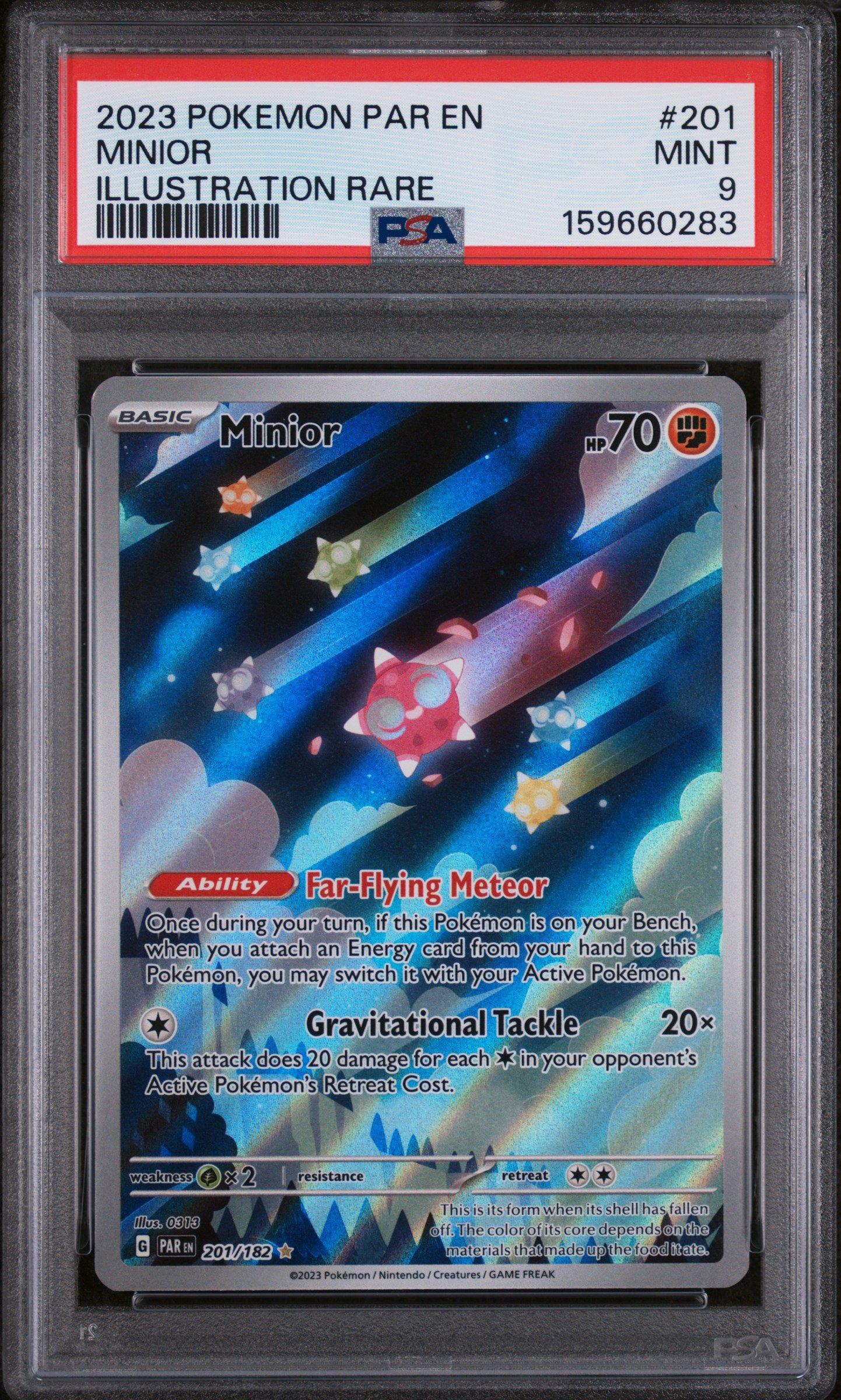 pokemon minior card Minior 099/182 SV04 Paradox Rift