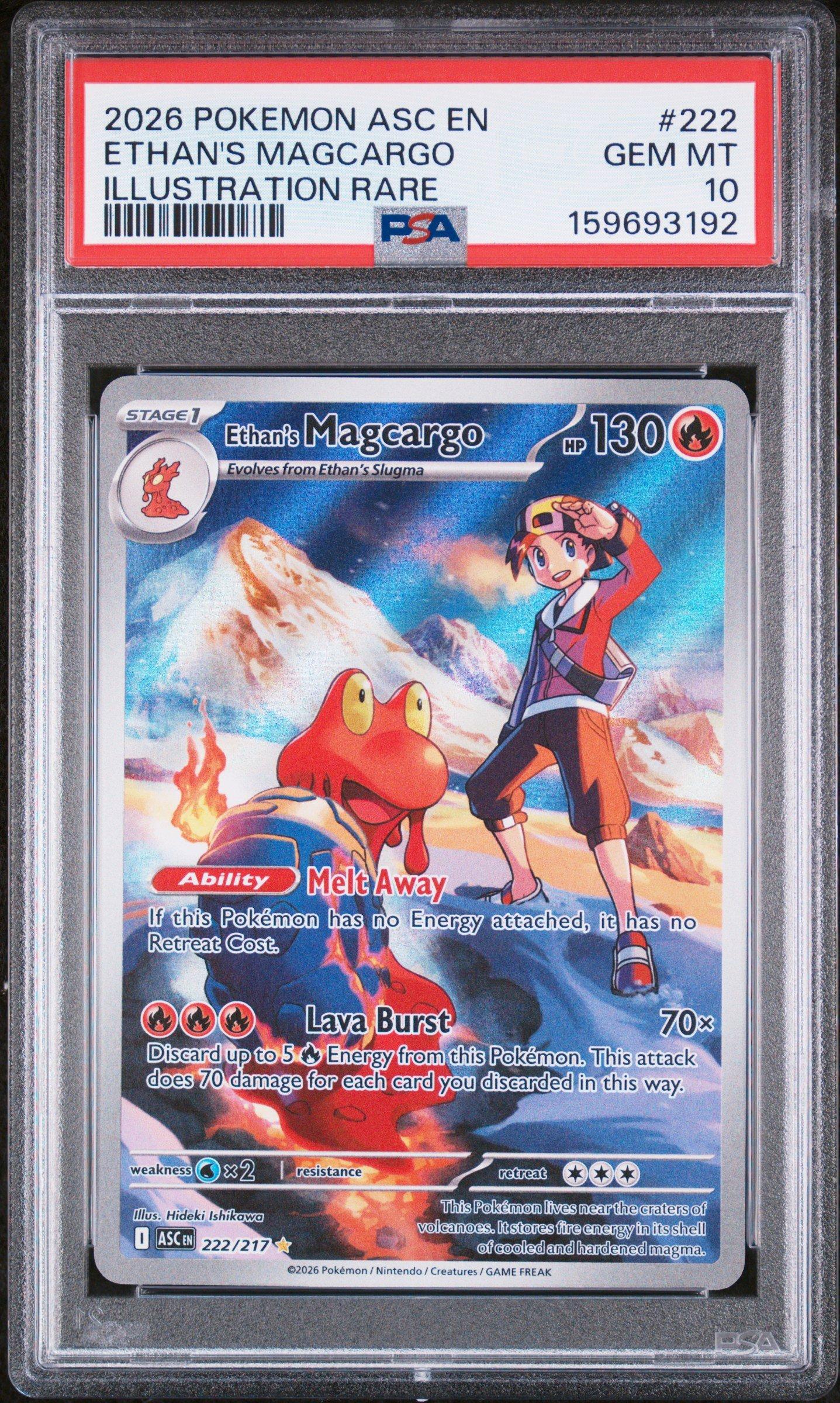 2026 Pokemon Asc En-ascended Heroes 222 Ethan's Magcargo