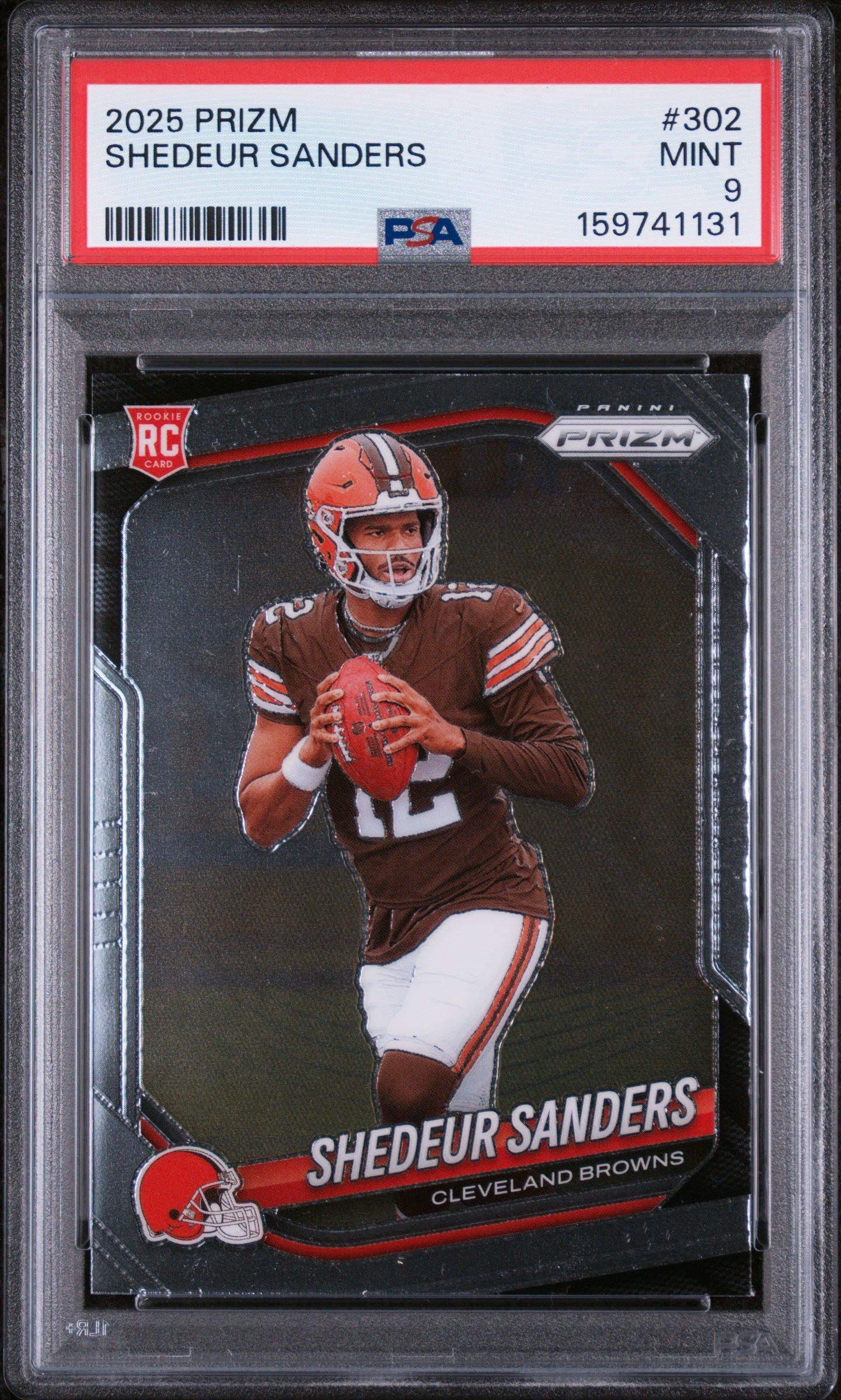 2025 Panini Prizm 302 Shedeur Sanders PSA 9 Graded Card | GameStop