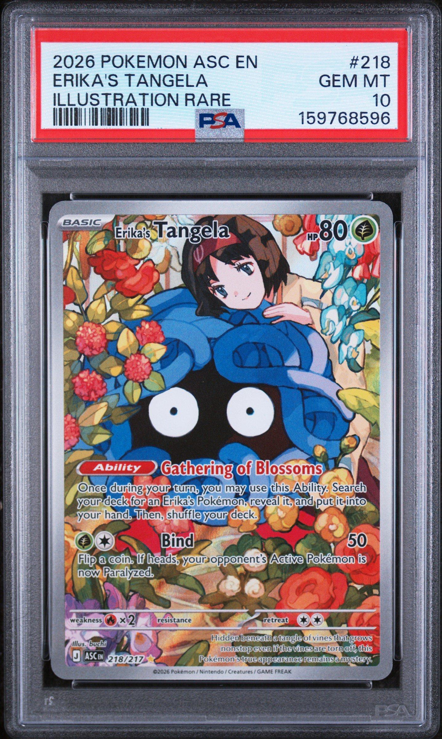 2026 Pokemon Asc En-ascended Heroes 218 Erika's Tangela