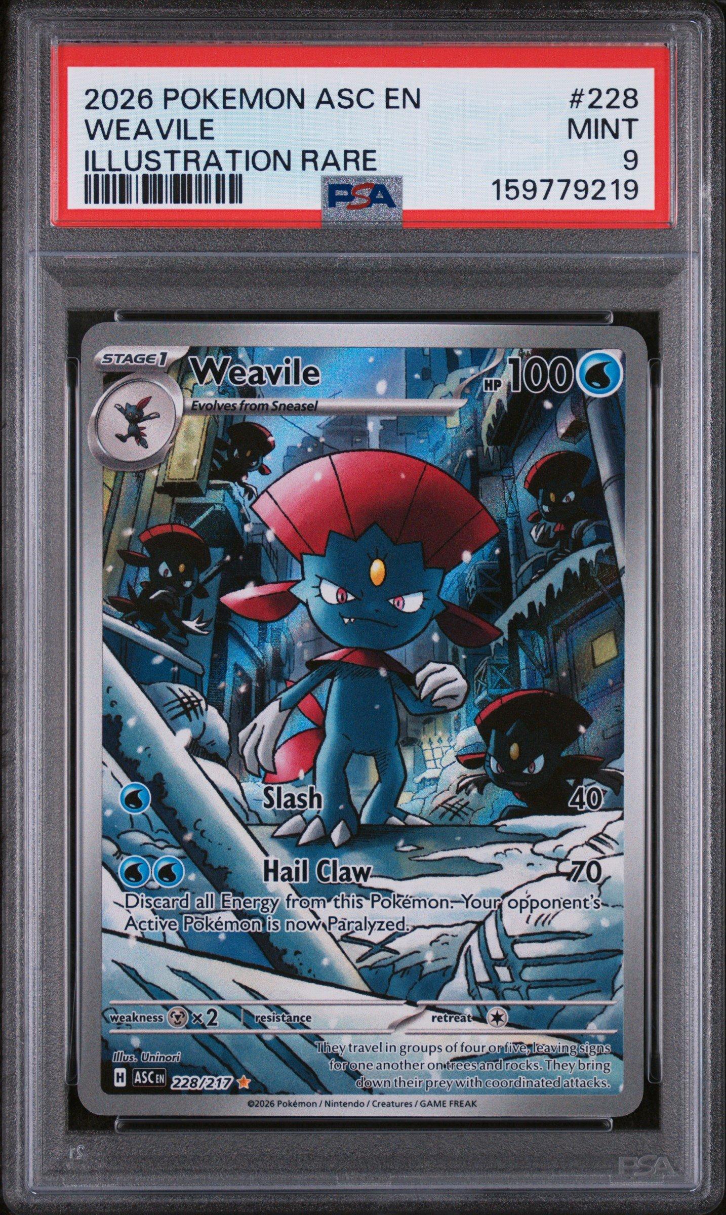 pokemon weavile card GX (132/236)  GoldenFishGames Evolves from Sneasel Pokemon Card Game/[SM11b] Dream League]Weavile