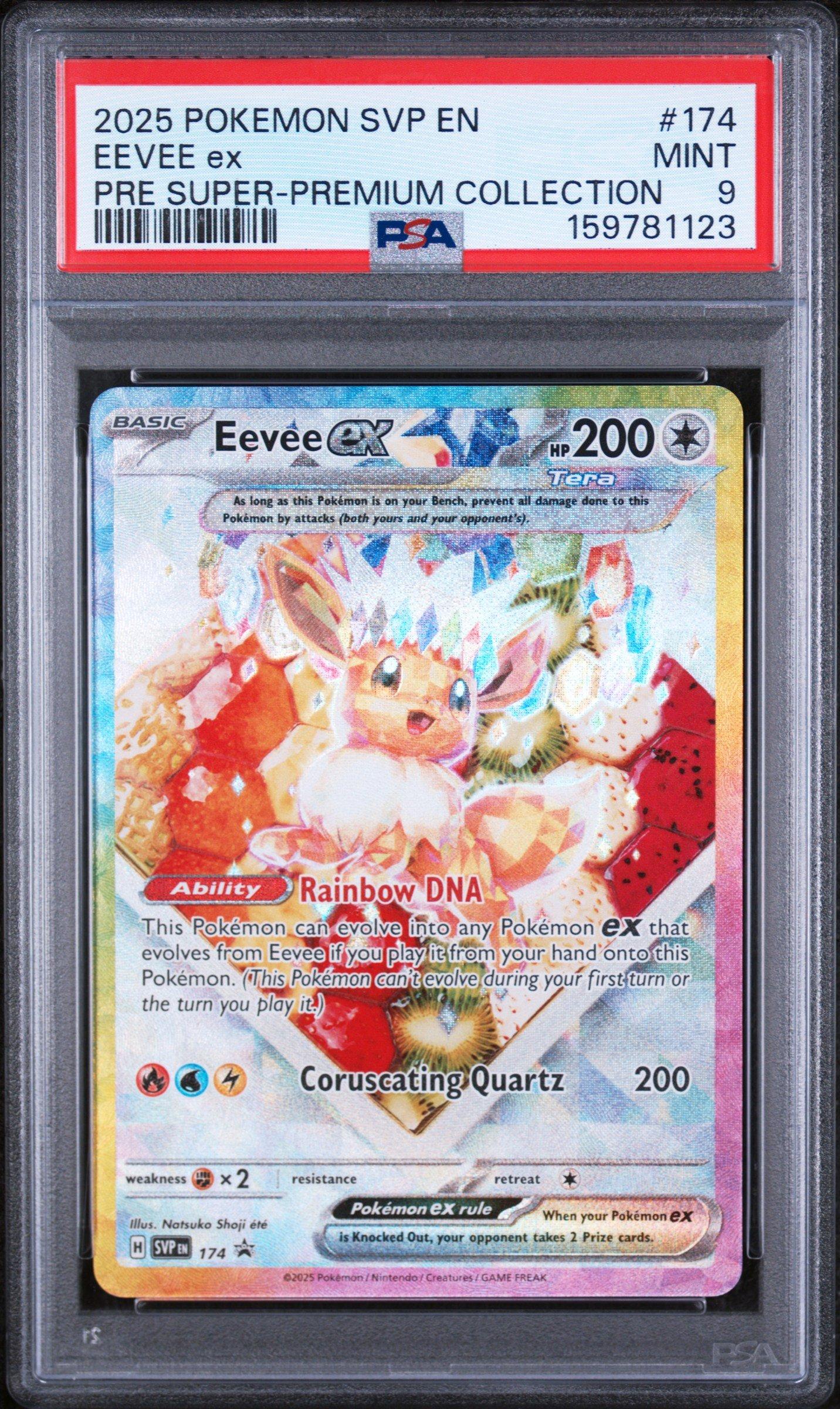 graded eevee card 173 Prismatic Evolutions (Graded) Display Case  CardAura this PSA 9 card is the perfect way to showcase your collection. Eevee Munch The Scream Promo