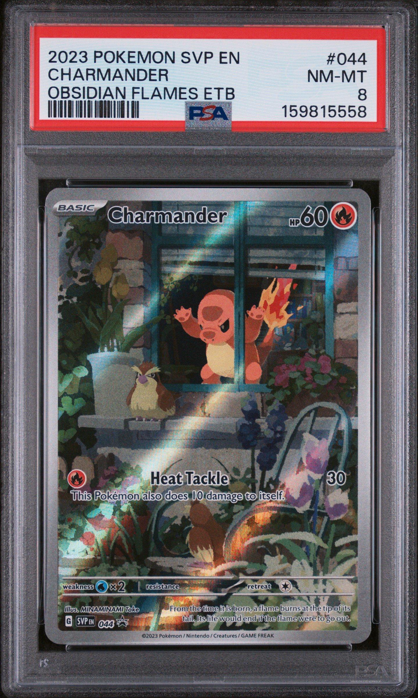 PSA9 ヒトカゲ Charmander 044 ENG 2023 Pokemon Svp En-sv Black Star Promo 044 Charmander Obsidian