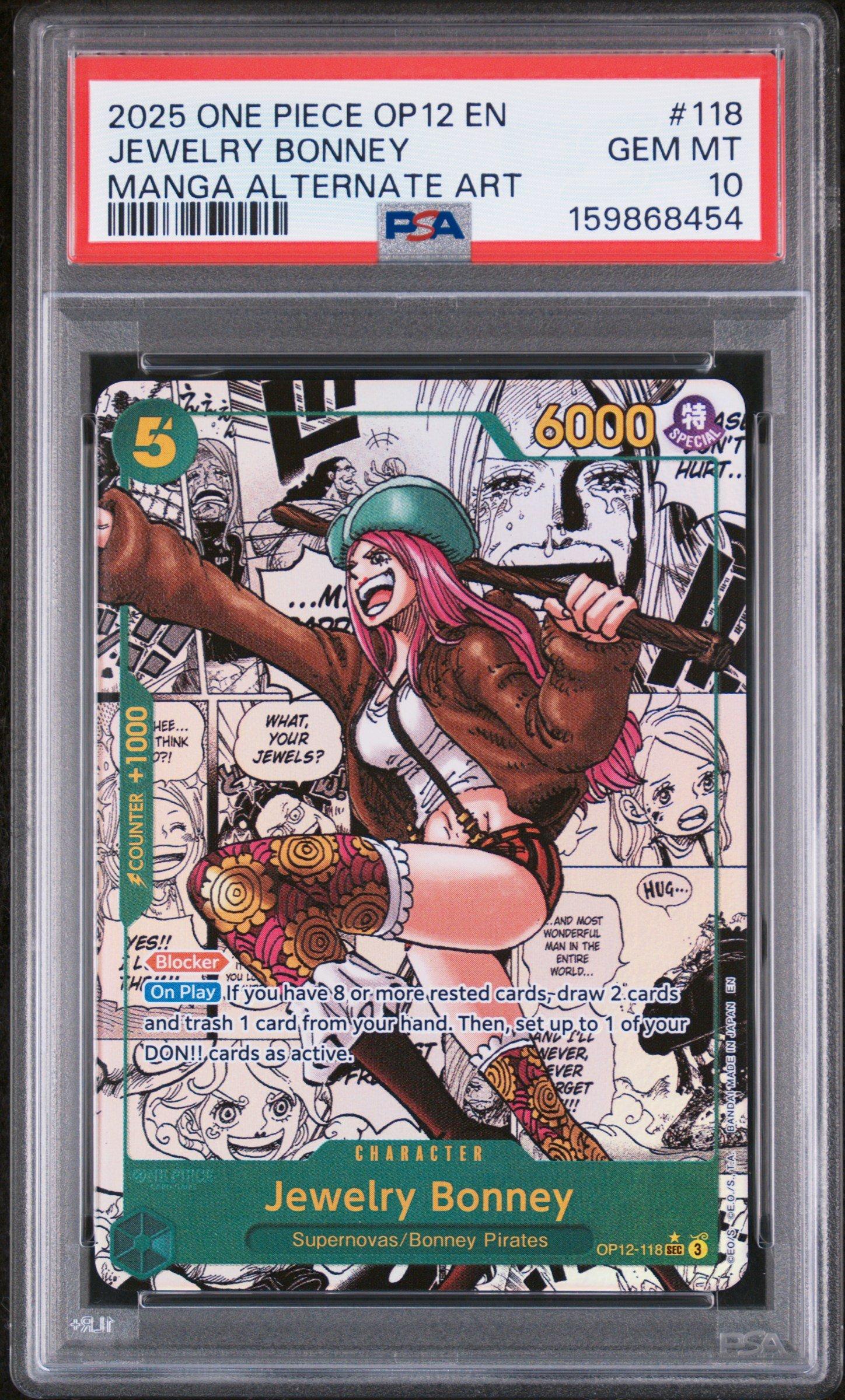 ワンピース カードゲーム 2025 ONE PIECE OP12 JP JEWELRY BONNEY 2025 One Piece Op12-legacy Of The Master 118 Jewelry Bonney Manga