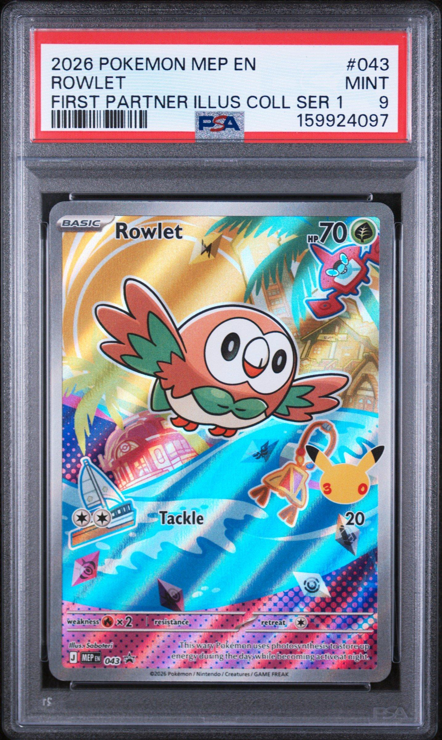 rowlet pokemon card | 2026 JAPANESE M3-NULLIFYING ZERO 082 | ART RARE SV001/SV122 / Shiny Holo Rare Card Type / HP / Stage Rowlet - 090/088 - ME03: