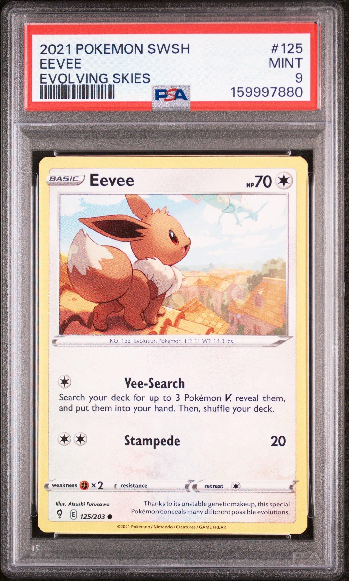 eevee pokemon card value 2021 Prices & Values - EX, VMAX, GX Cards your opponent takes 2 Prize cards 2021 Pokemon Sword & Shield